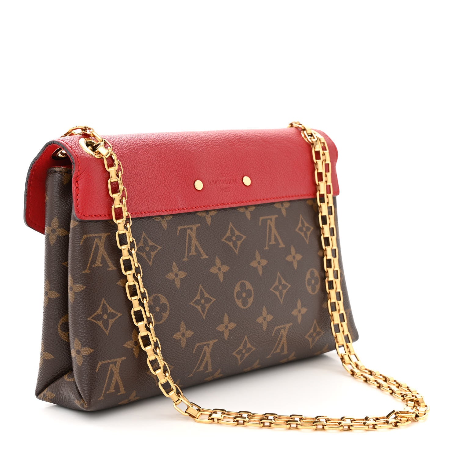 Louis Vuitton Monogram Pallas Chain Cherry 3 of 10
