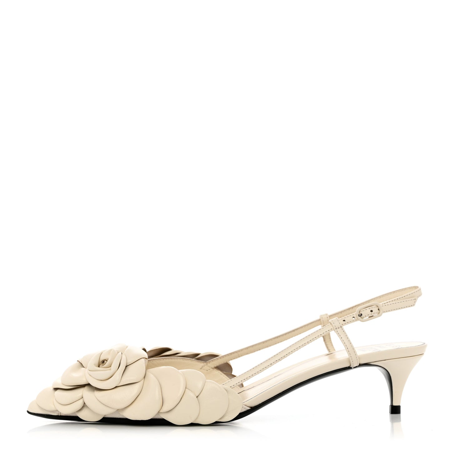 Kidskin Atelier 03 Rose Edition Slingback 40mm Pumps 38.5 Avorio
