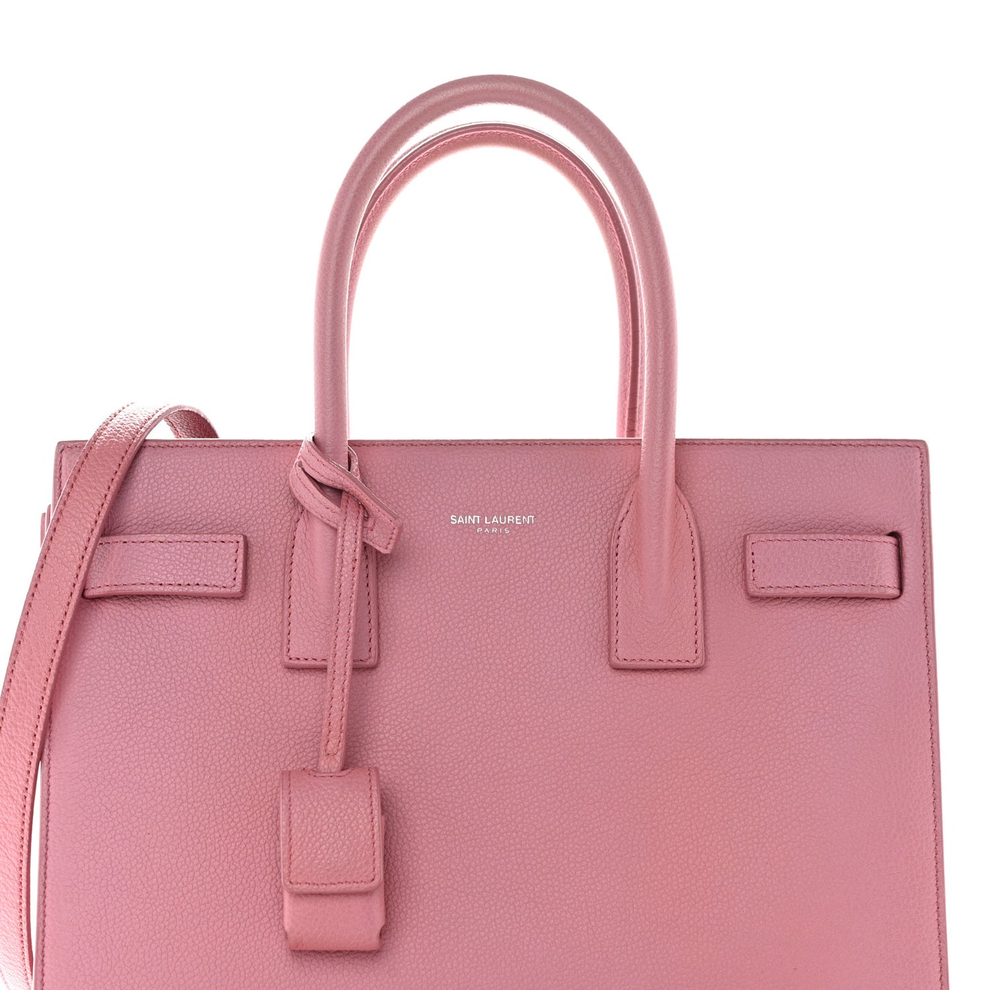 Grained Calfskin Baby Sac De Jour Dark Rose