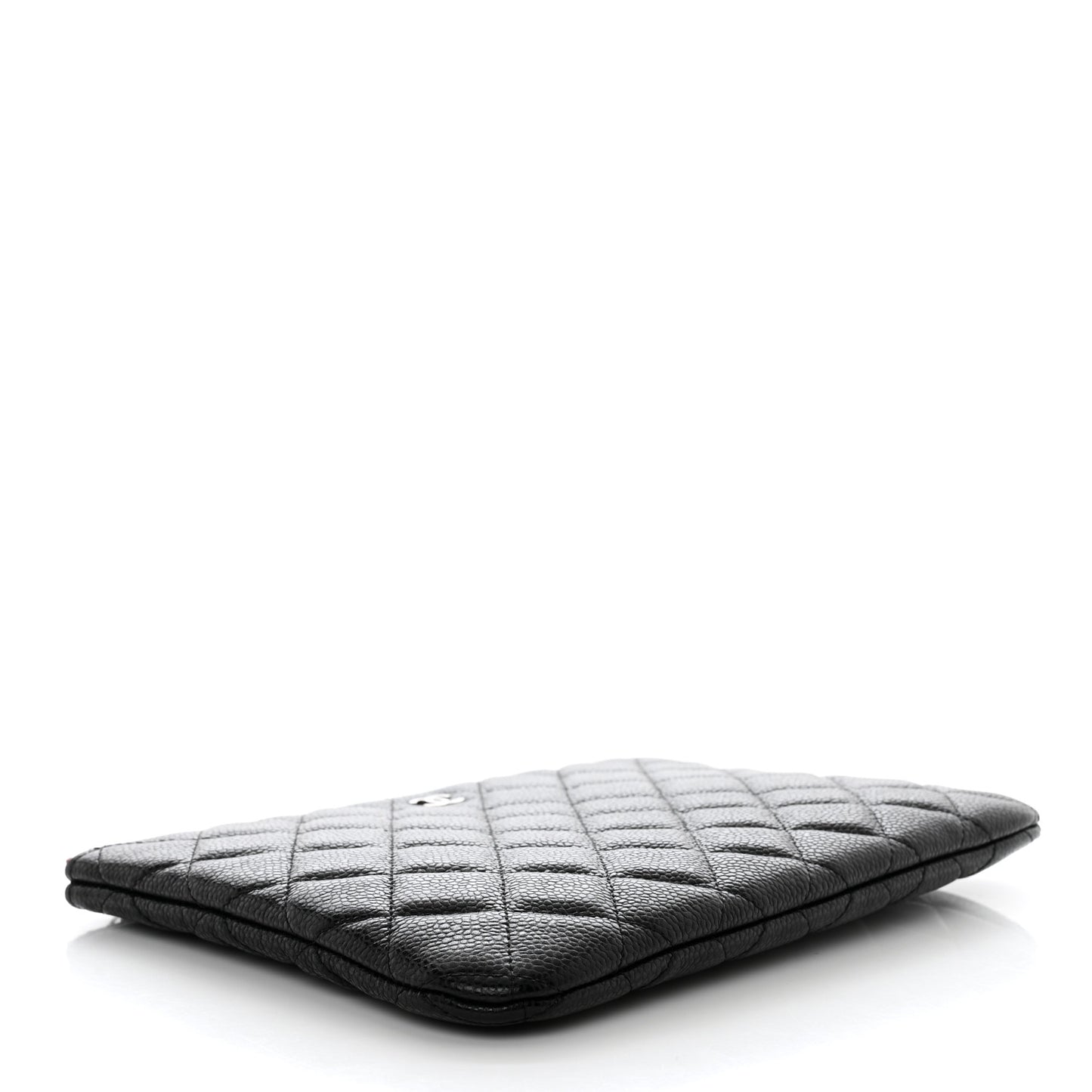 Caviar Quilted Medium Cosmetic Case Black