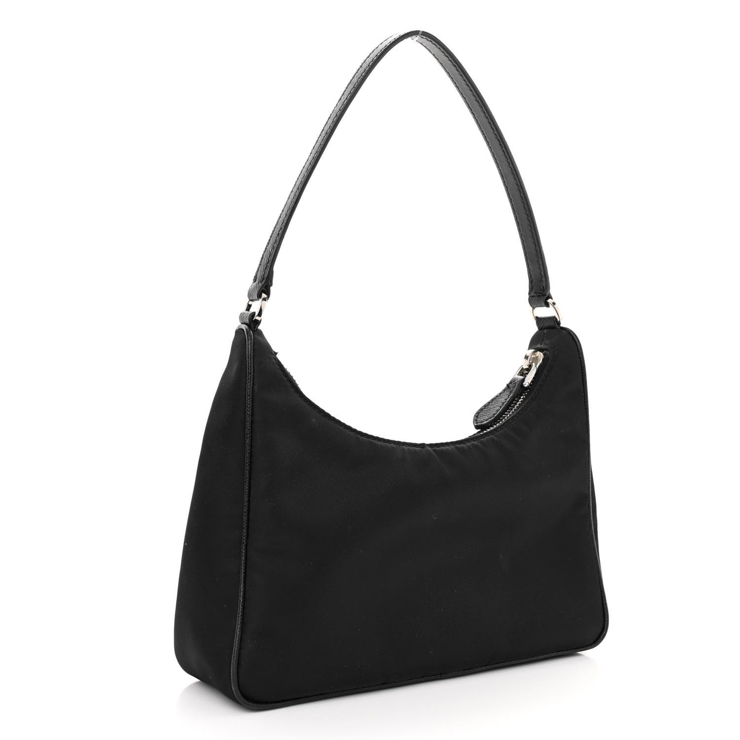 Tessuto Nylon Saffiano Mini Re-Edition 2005 Bag Black