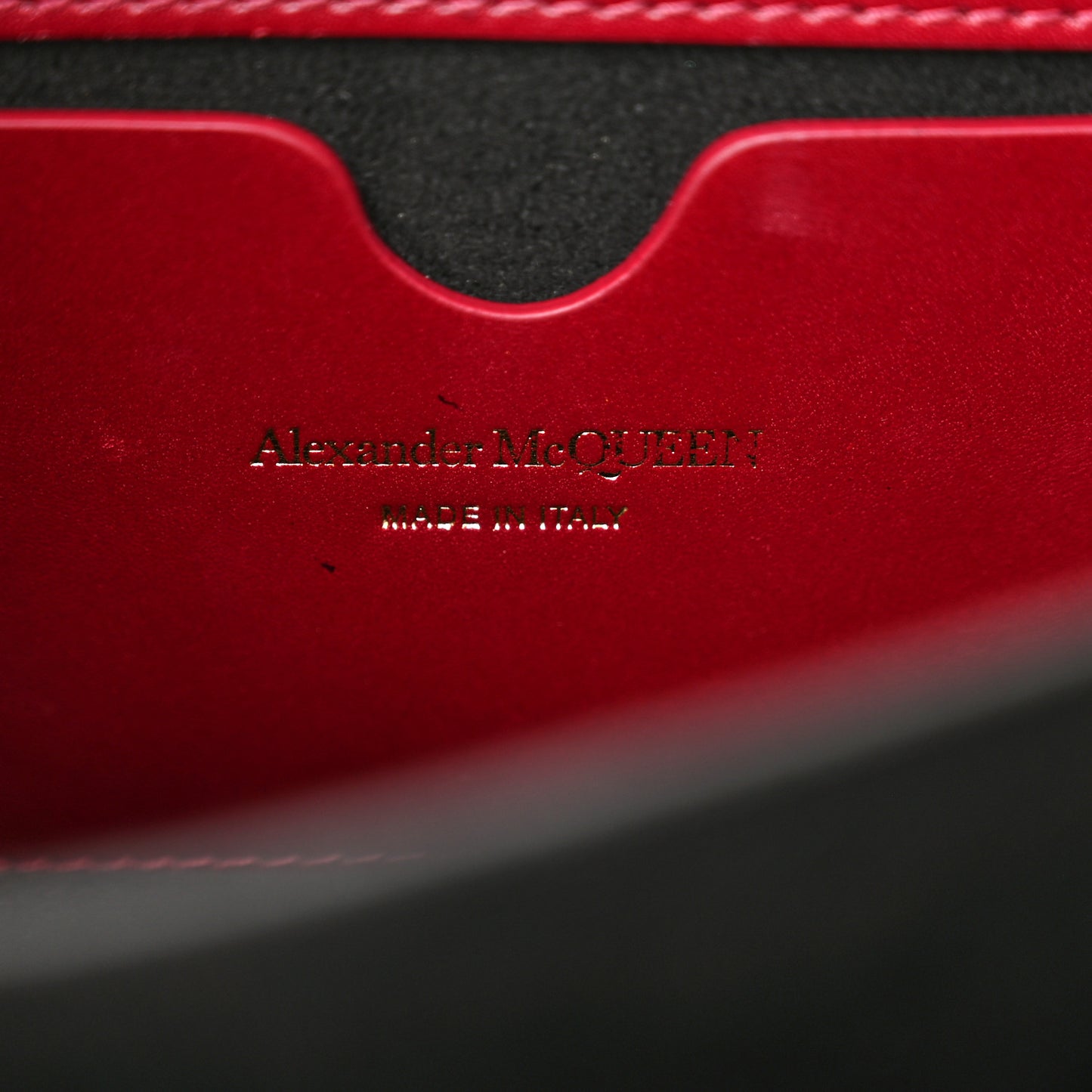 Calfskin Knuckle Crossbody Red