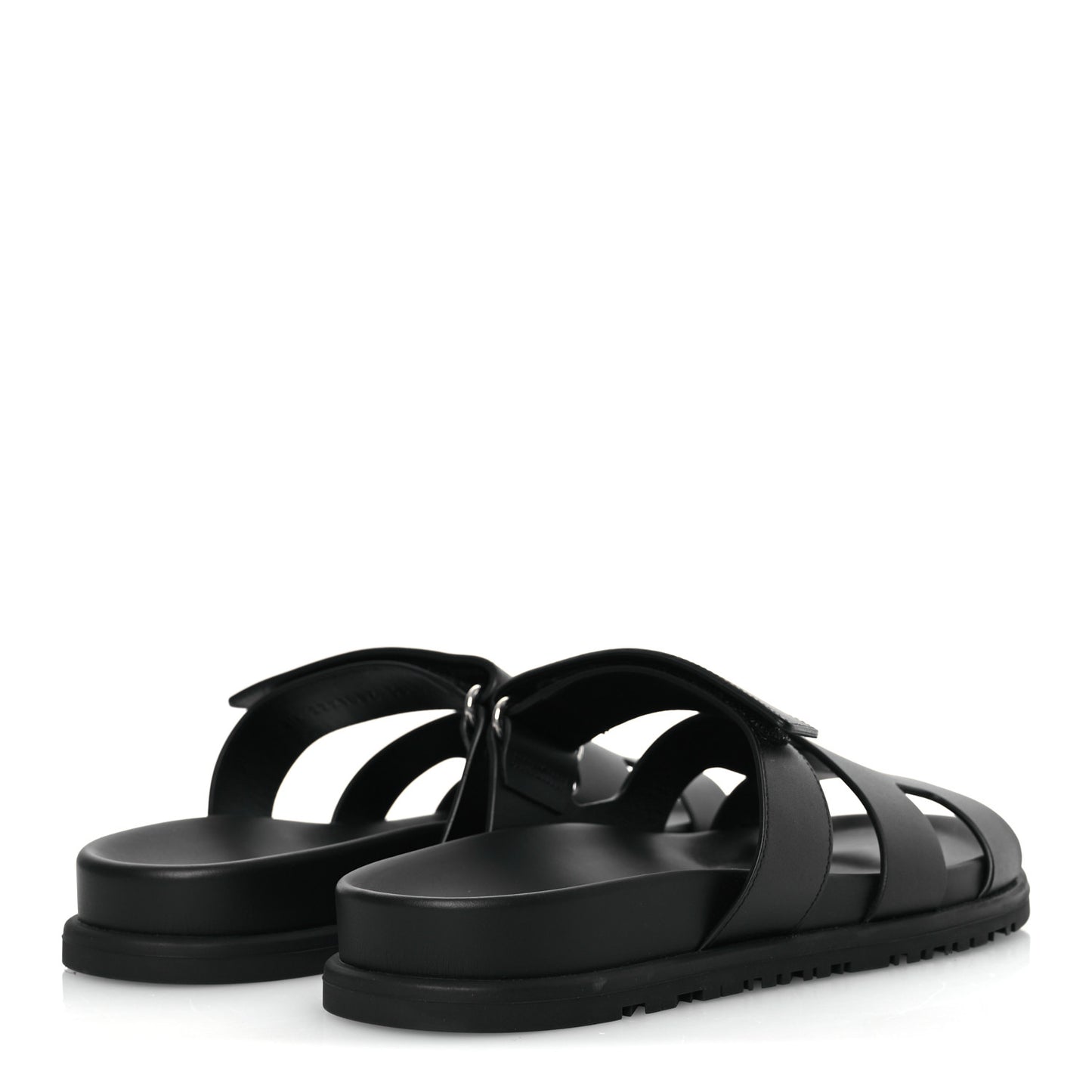 Calfskin Womens Chypre Sandals 38 Black