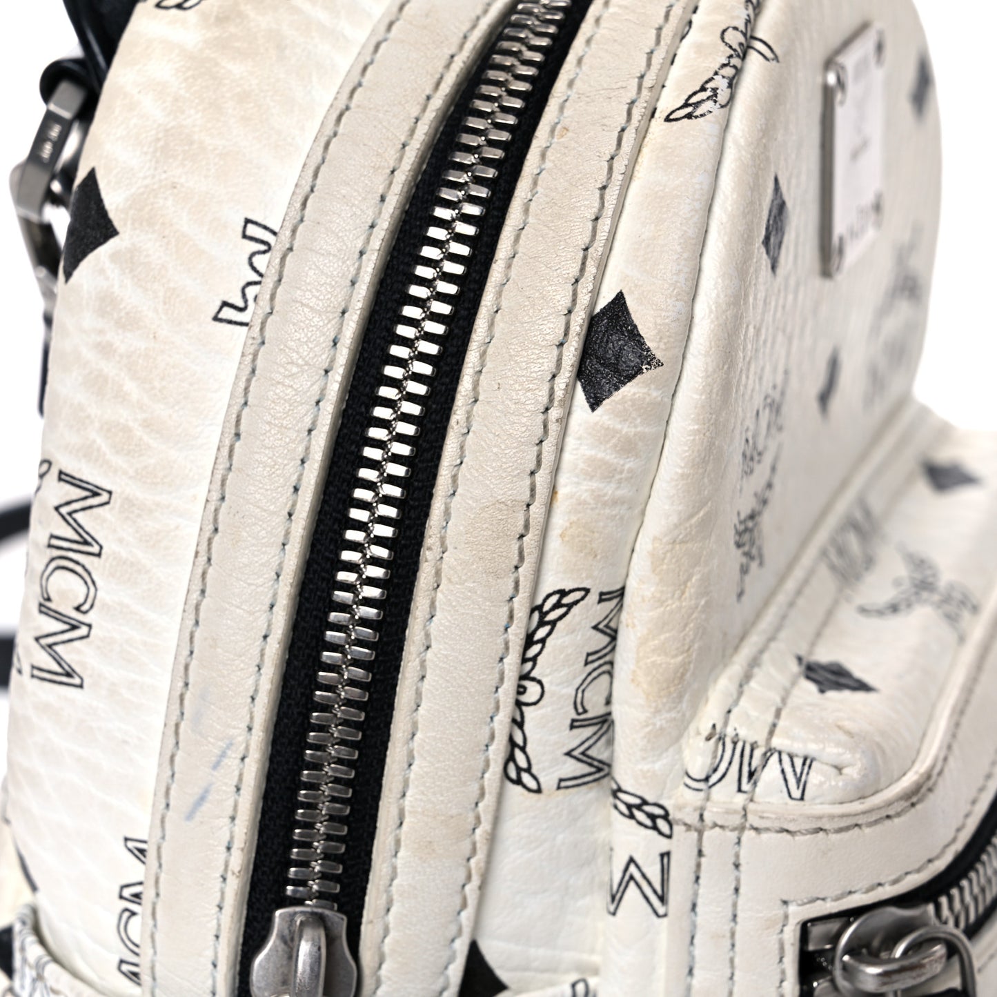 Visetos Side Stud X-Mini Stark Bebe Boo Backpack White
