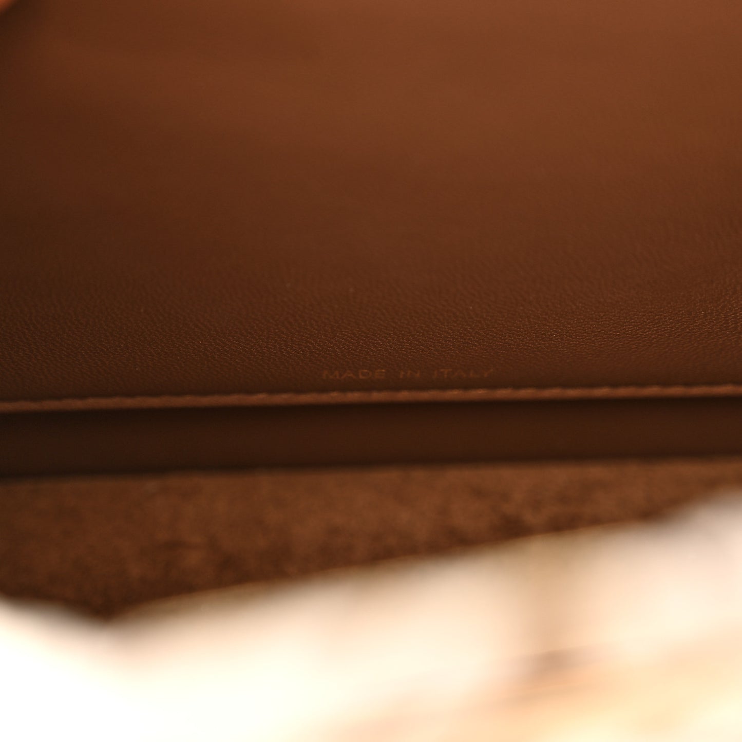 Calfskin Cord Small Peekaboo I SEE U Satchel Gianduia Multicolor