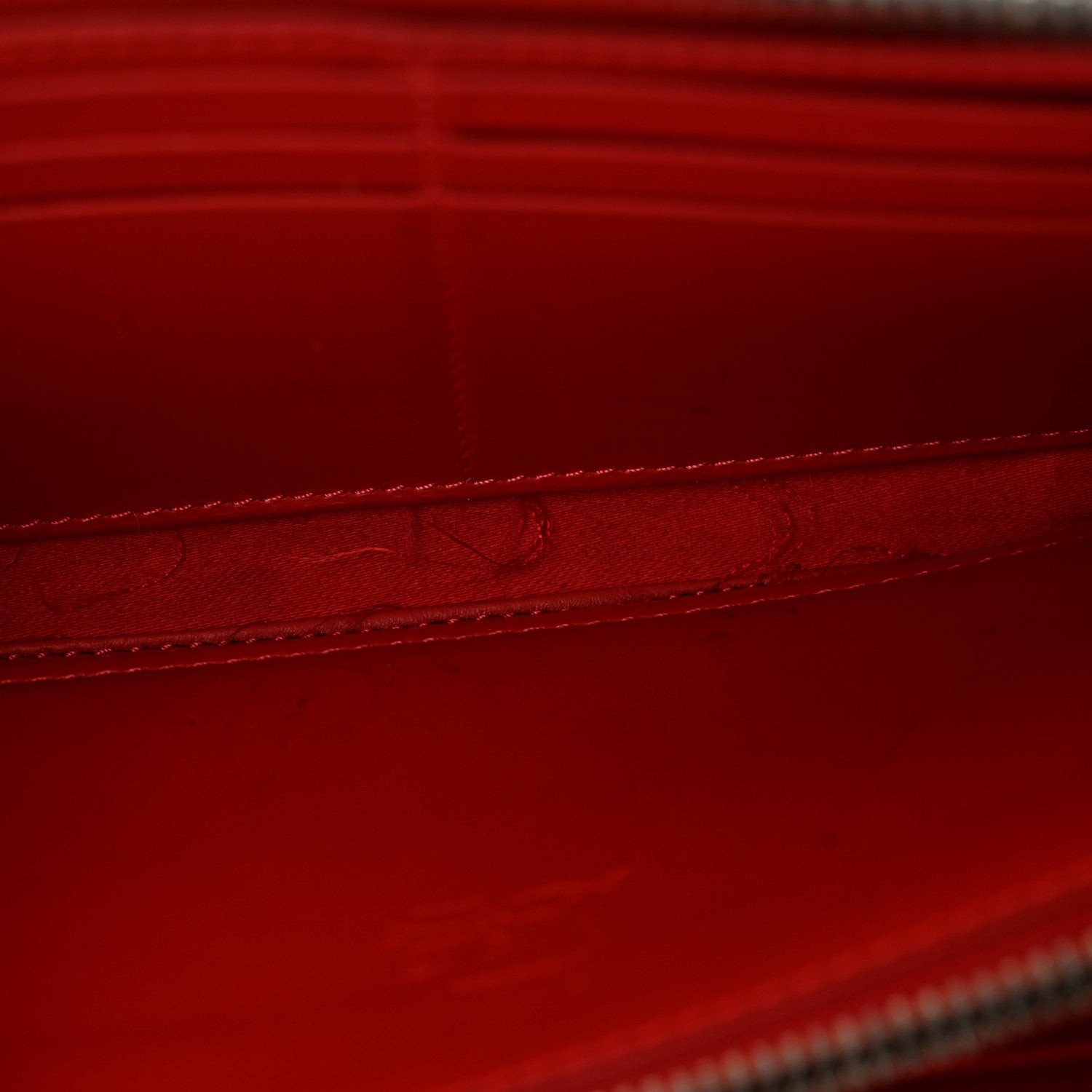 Christian Louboutin Calfskin Panettone Spiked Zip Around Wallet Black 6 of 13