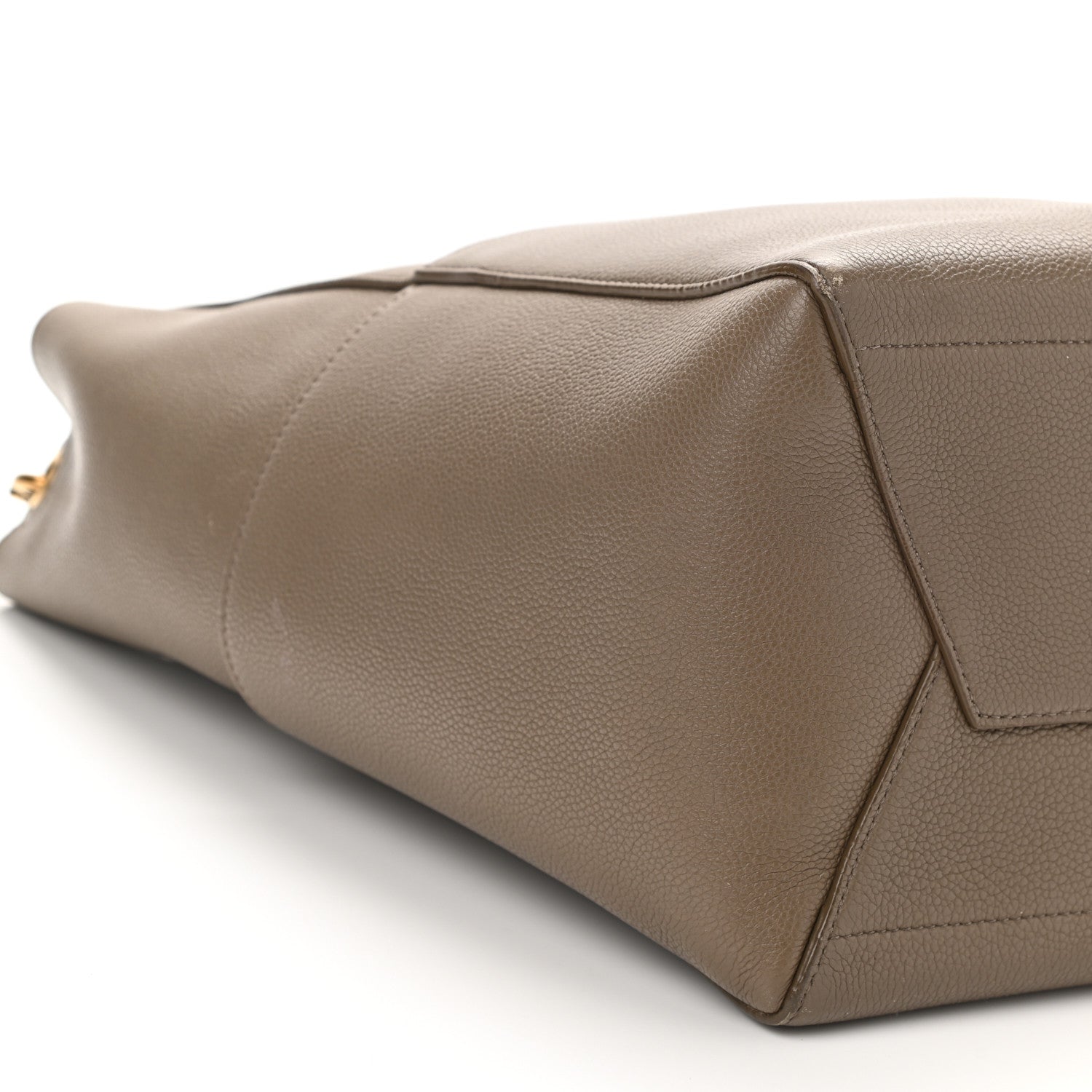 Celine Soft Grained Calfskin Sangle Bucket Bag Taupe 9 of 12