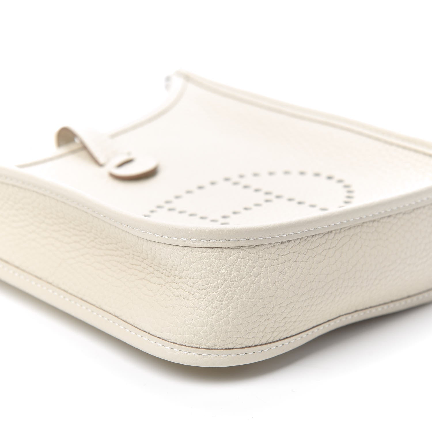 Hermes Taurillon Clemence Evelyne TPM Craie 8 of 9