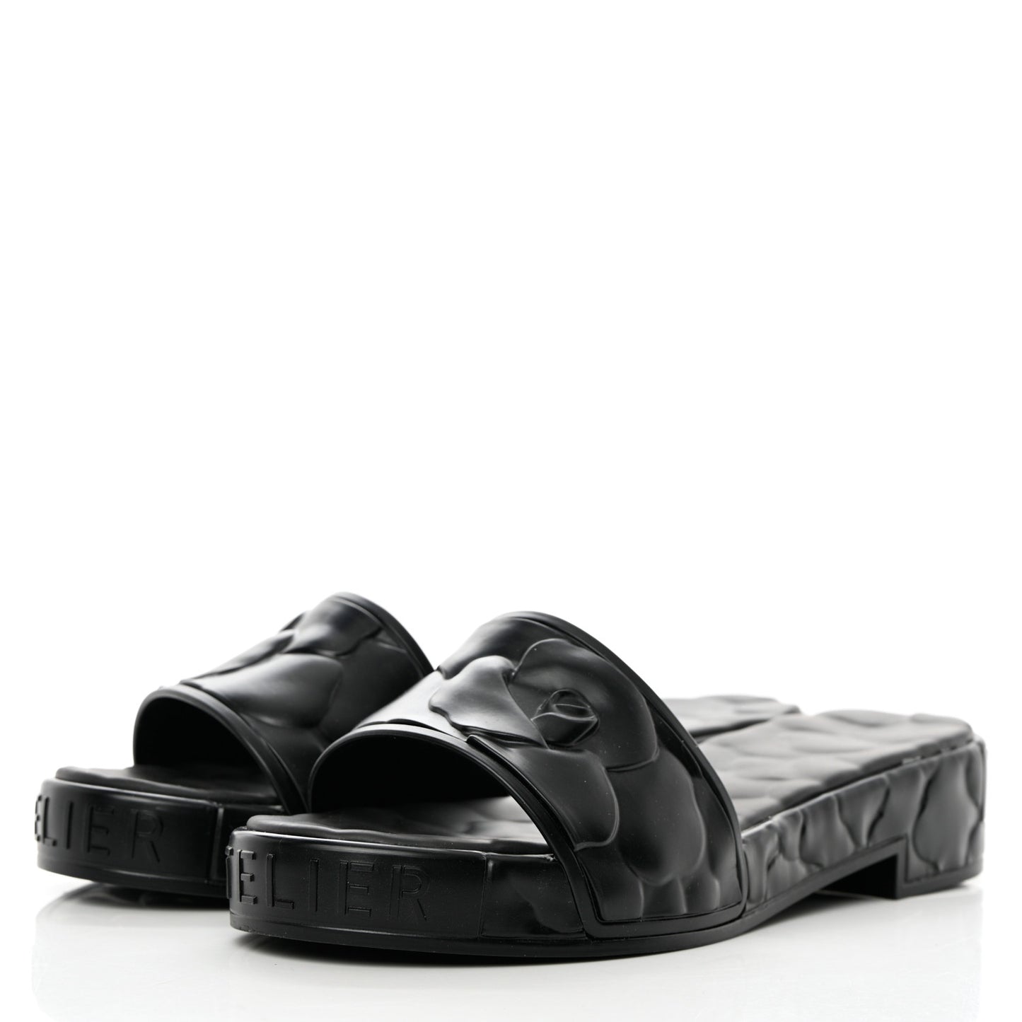 Rubber Atelier 03 Rose Edition 25/40mm Platform Slide Sandals 40 Black