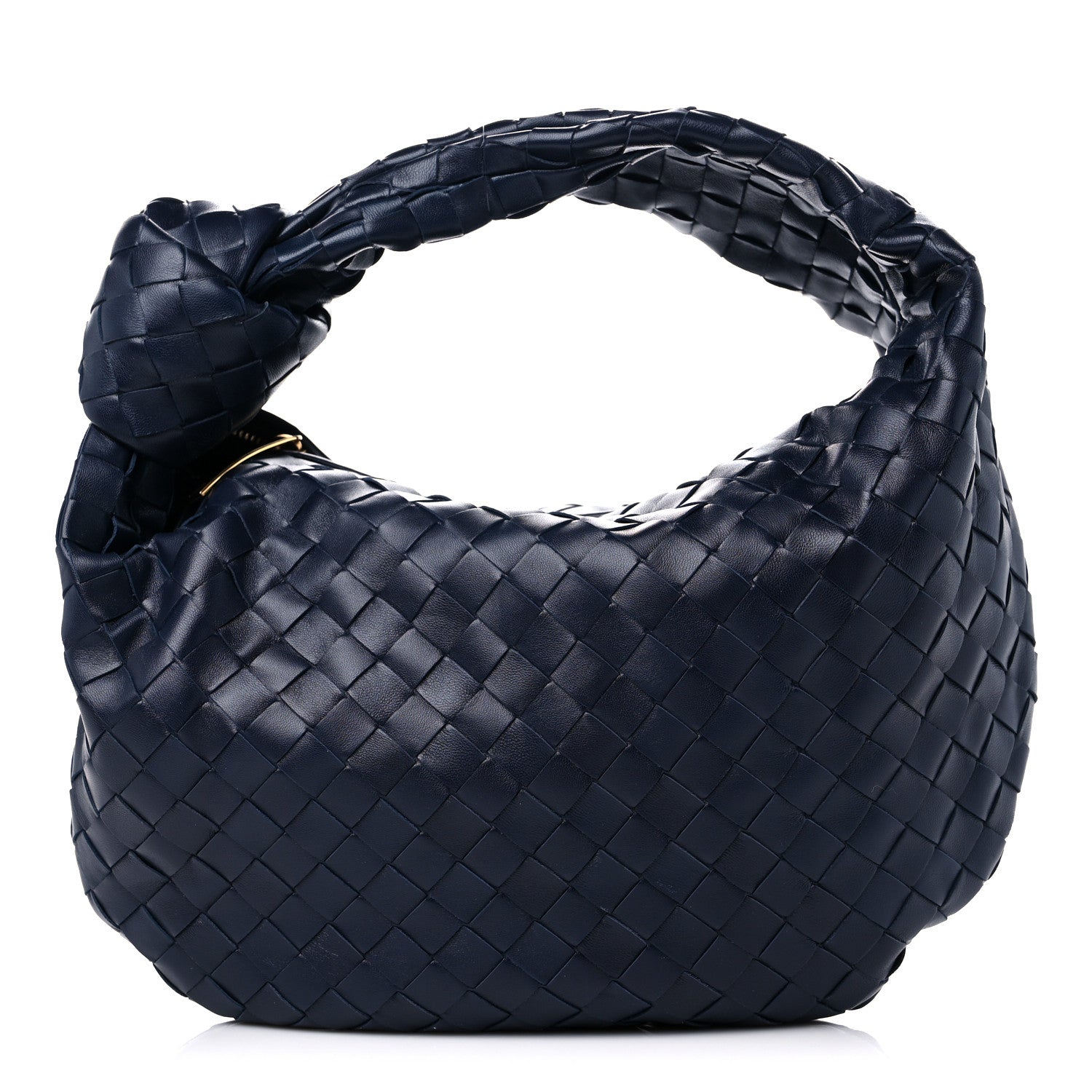 Bottega Veneta Nappa Intrecciato Teen Jodie Navy 1 of 8