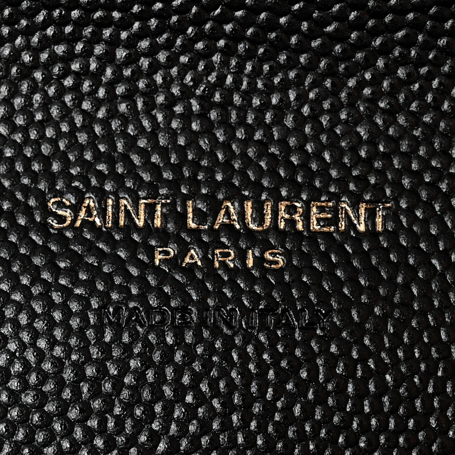 Saint Laurent Grain De Poudre Textured Mixed Matelasse Triquilt Monogram Clutch Black 6 of 11