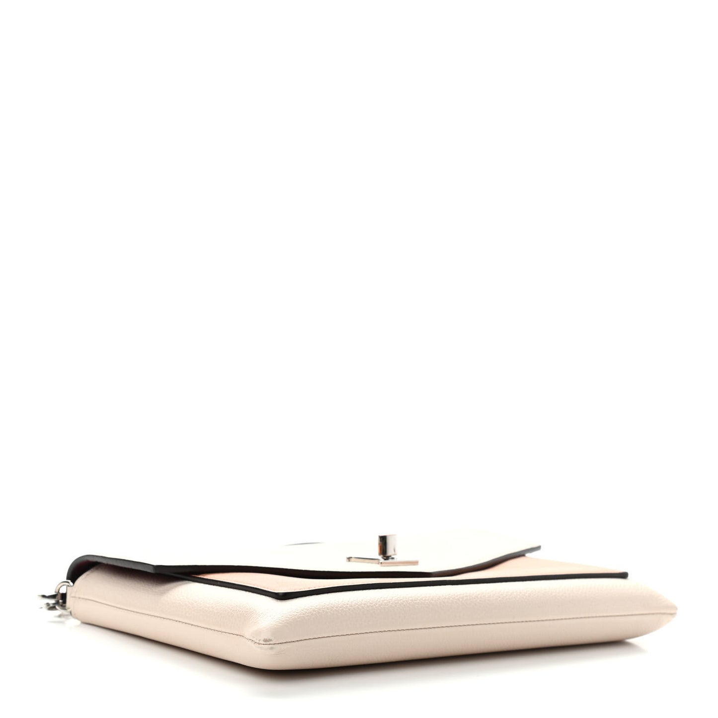 Soft Calfskin My Lockme Pochette Rose Silk Quartz