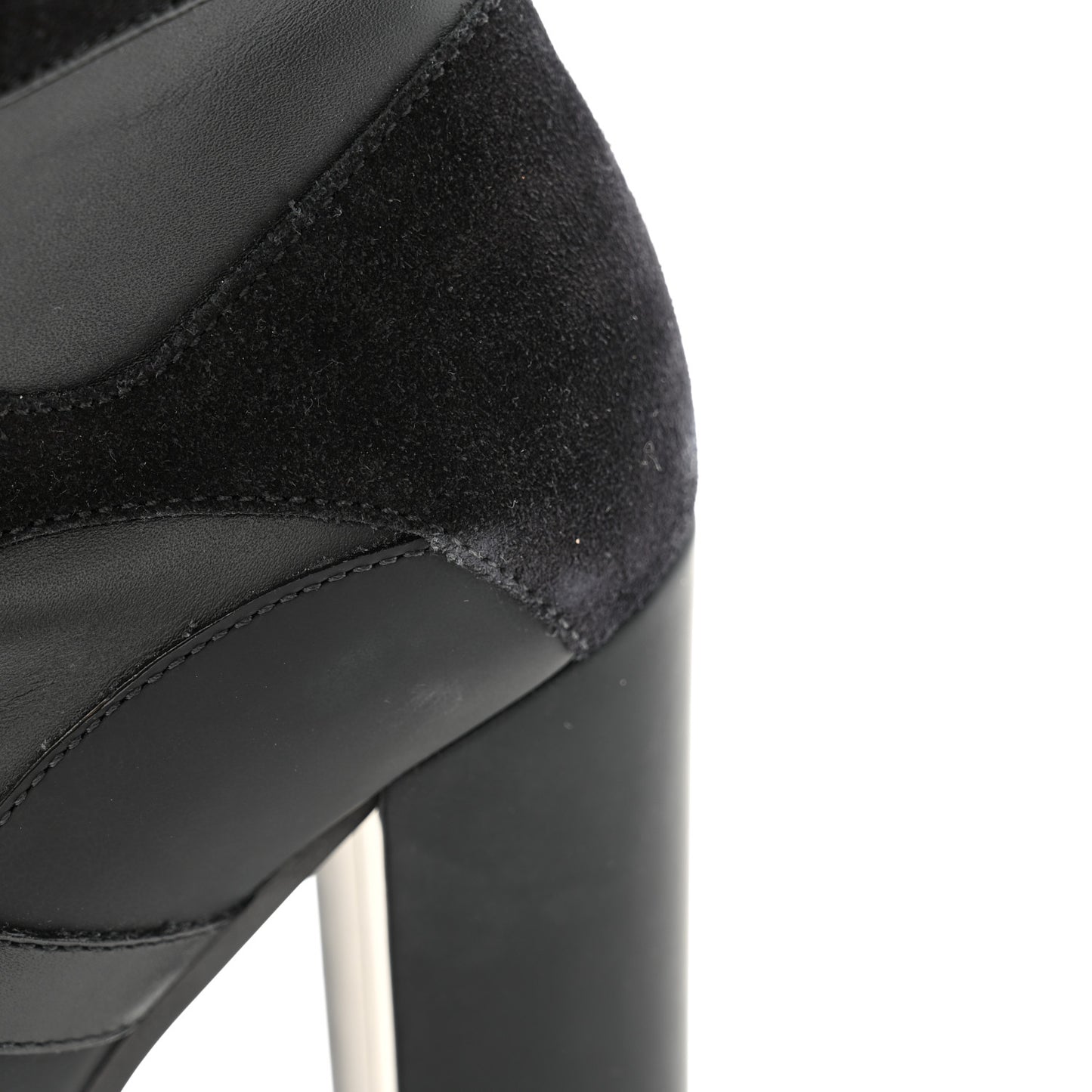 Suede Calfskin Monogram Star Trail Ankle Boots 36 Black