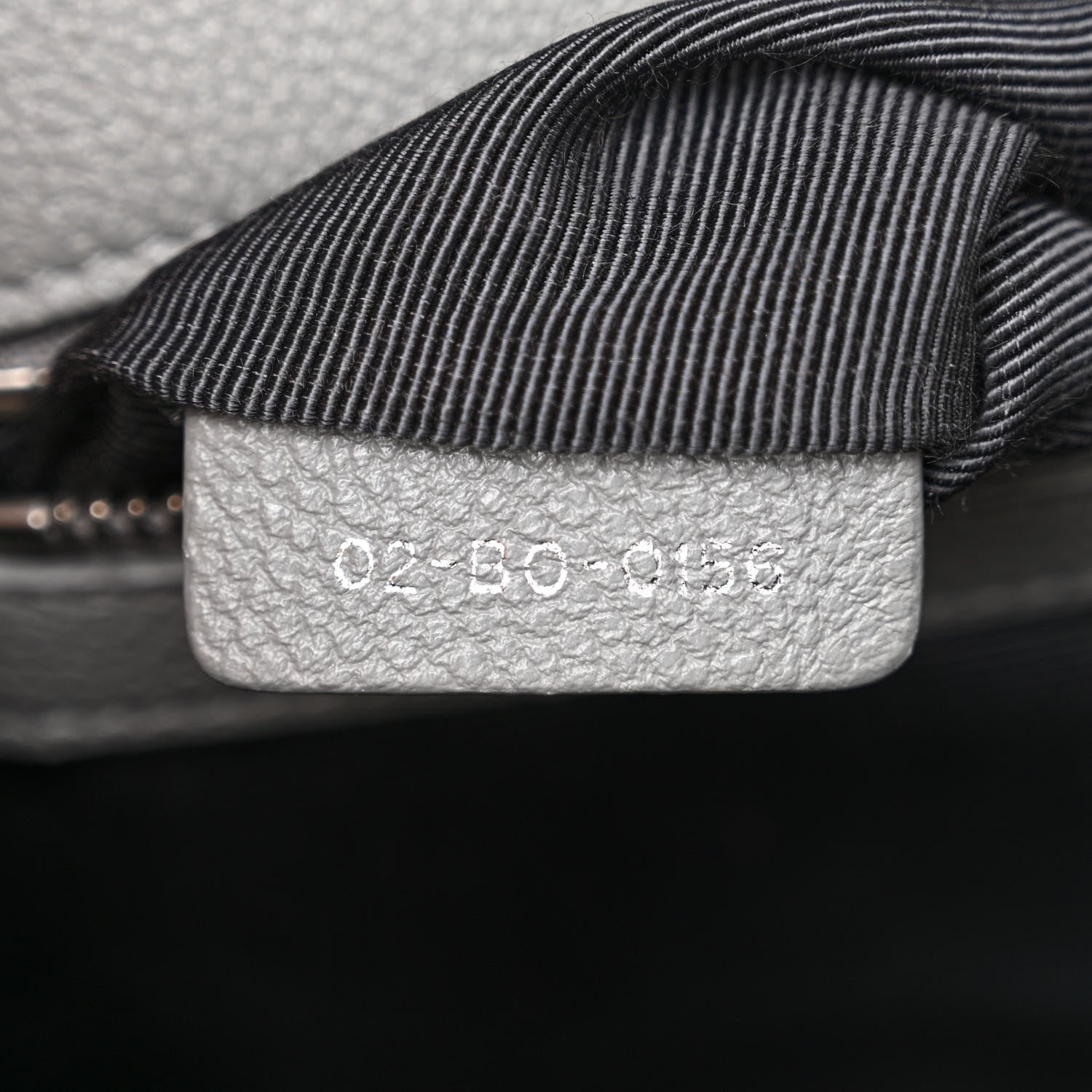 Christian Dior Grained Calfskin Medium Diorama Flap Bag Gris 7 of 10