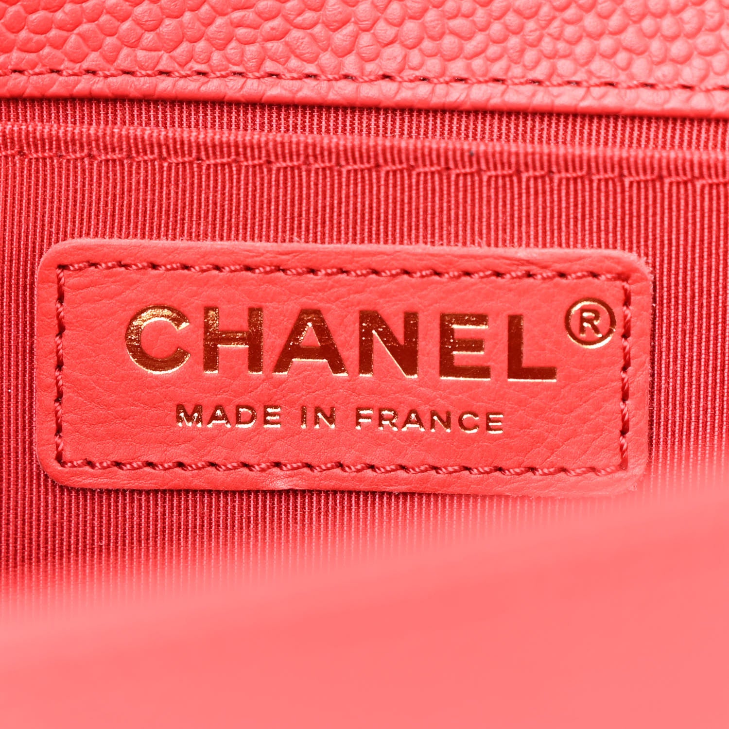 Chanel Caviar Quilted Medium Boy Flap Dark Pink 6 of 12