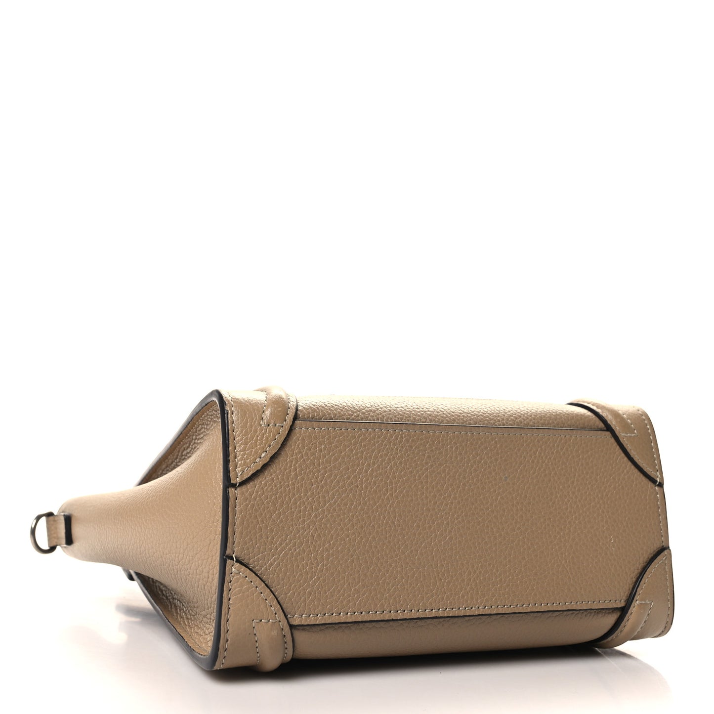 Drummed Calfskin Nano Luggage Dune