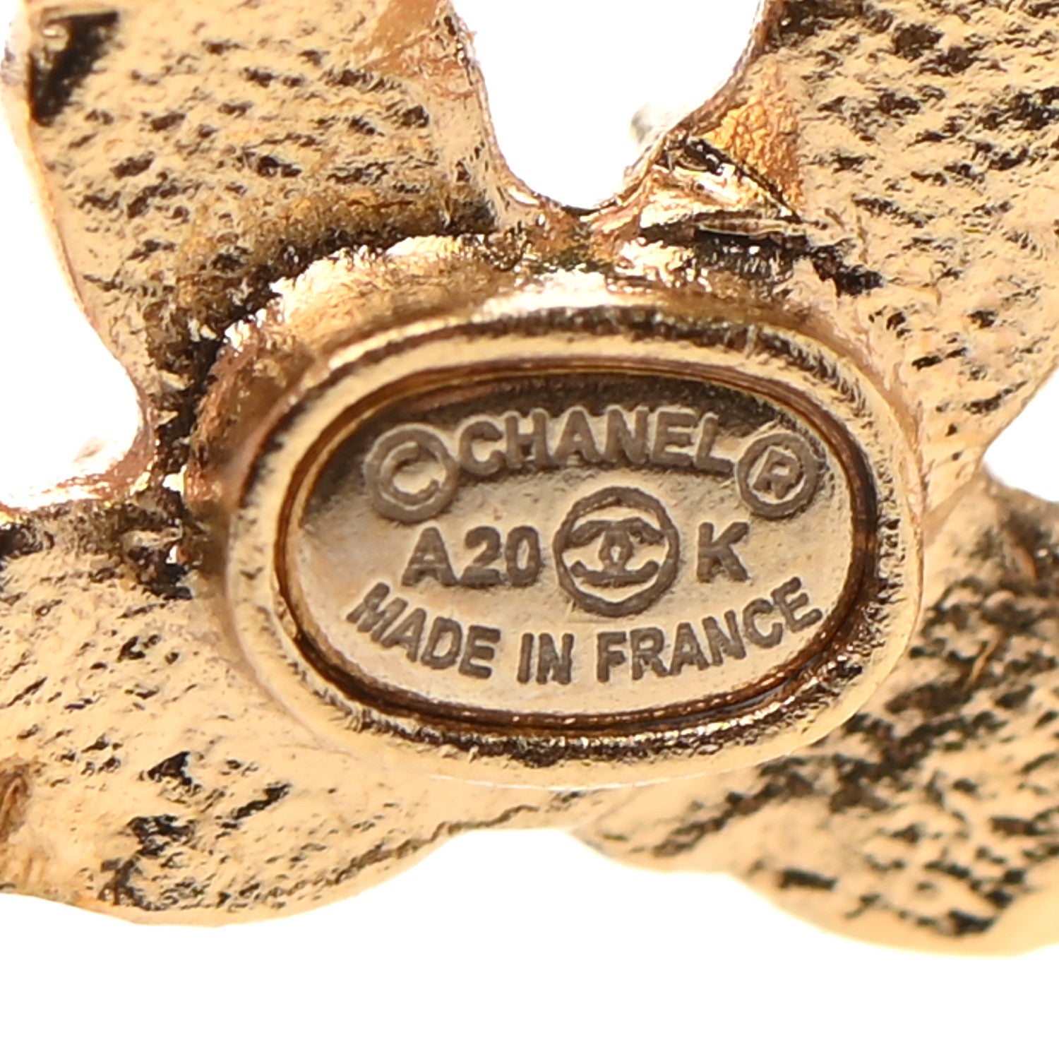 Chanel Crystal Over The Rainbow CC Drop Earrings Gold Multicolor 4 of 5