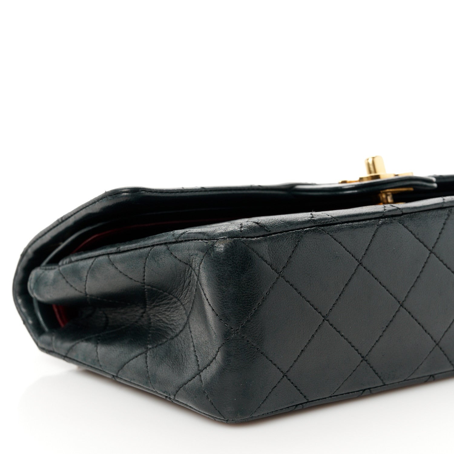 Chanel Lambskin Quilted Small Double Flap Black 11 of 12