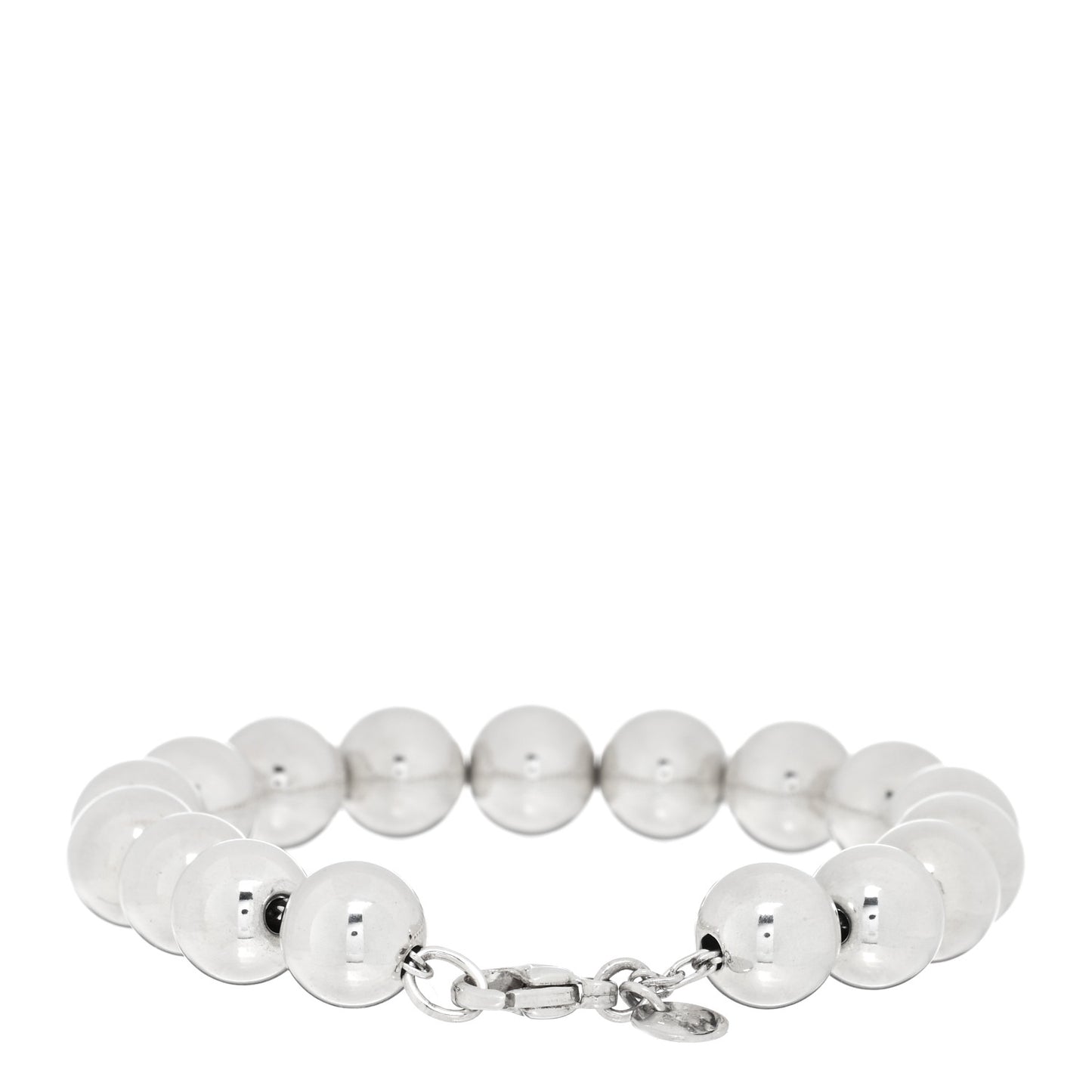 Sterling Silver 10mm Hardwear Ball Bracelet