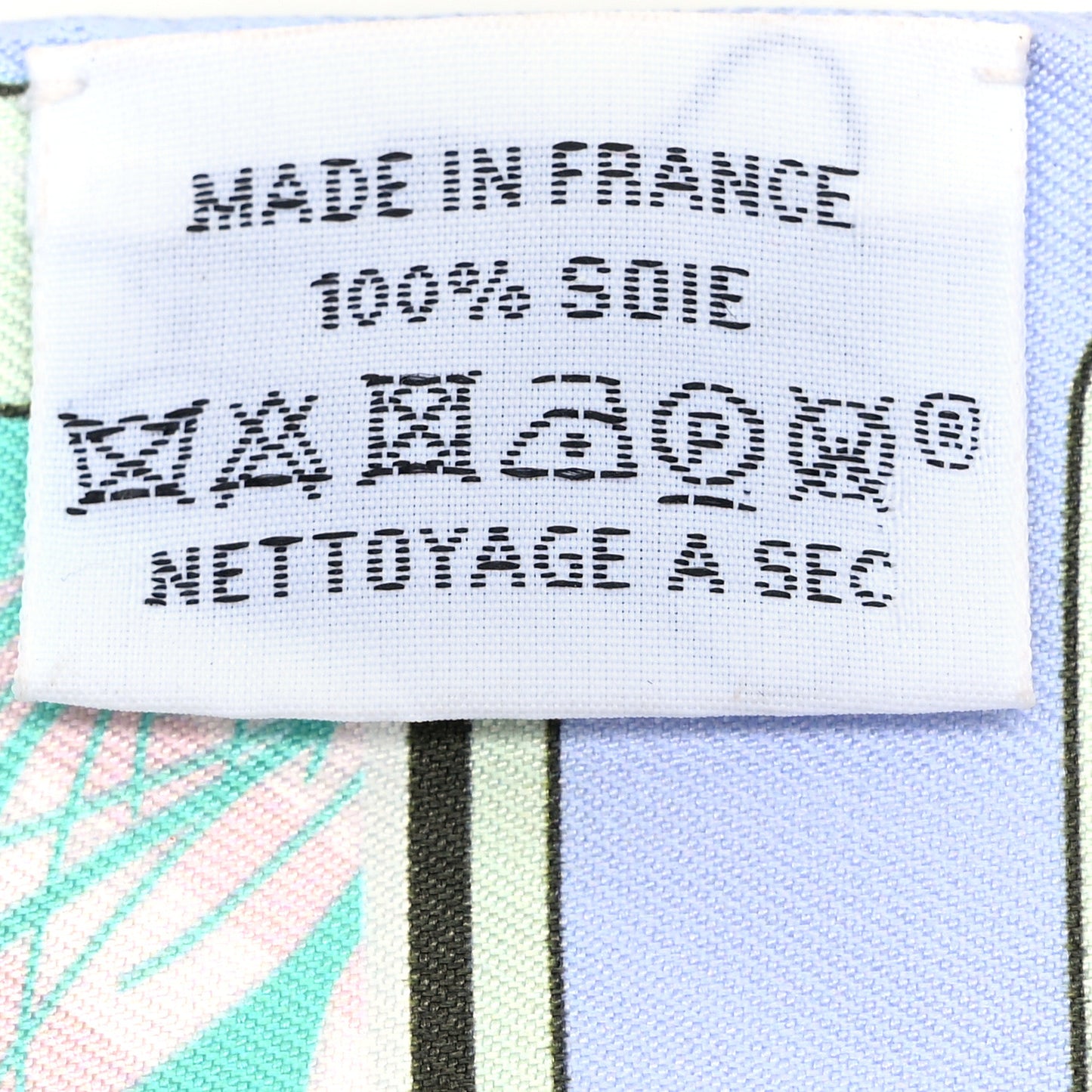 Silk Story Twilly Blue Pale Rose Vert