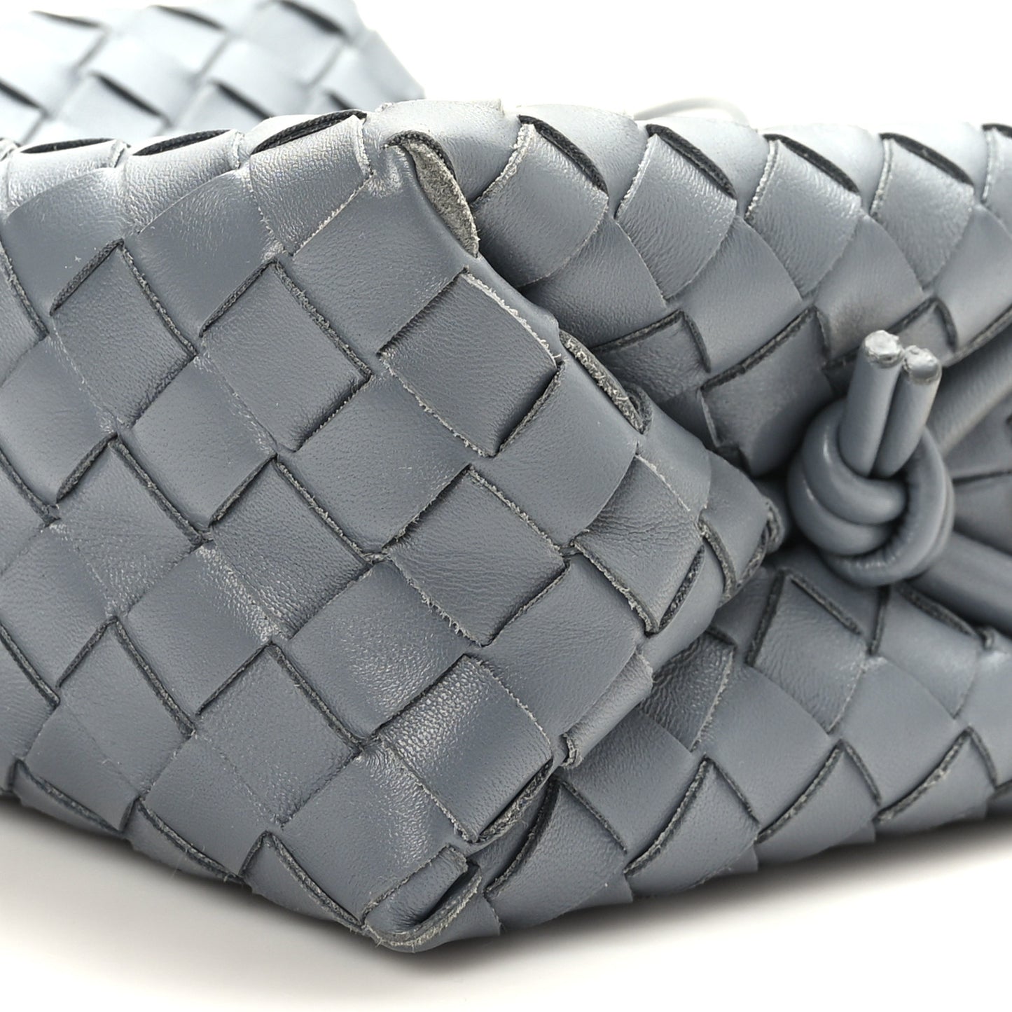 Nappa Intrecciato Small Loop Camera Bag Thunder