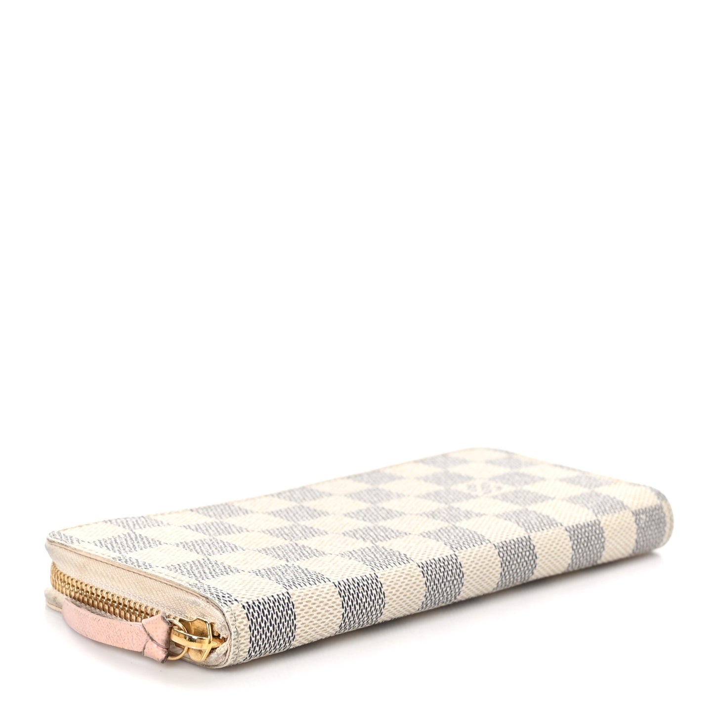 Damier Azur Clemence Wallet Rose Ballerine