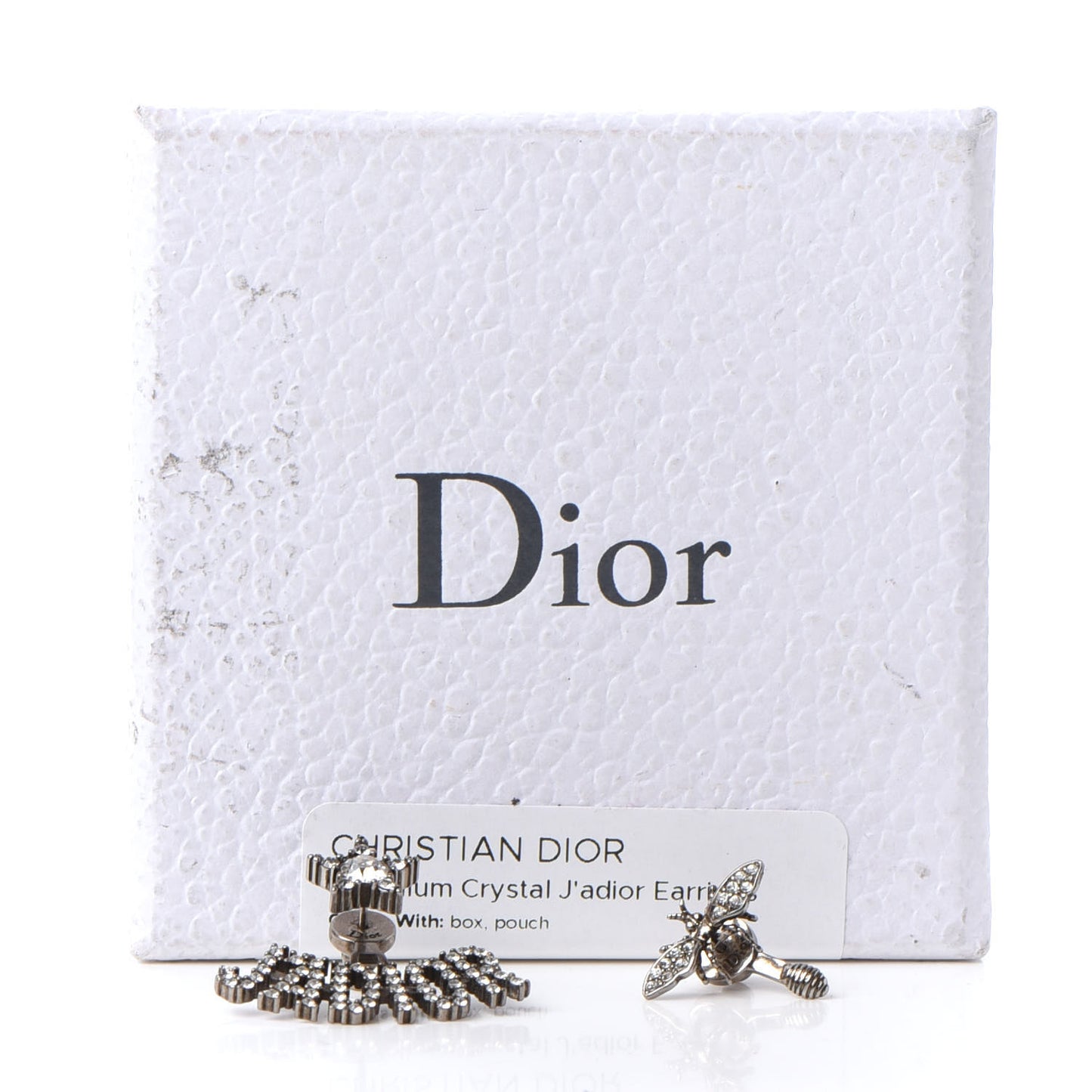 Palladium Crystal J'adior Earrings