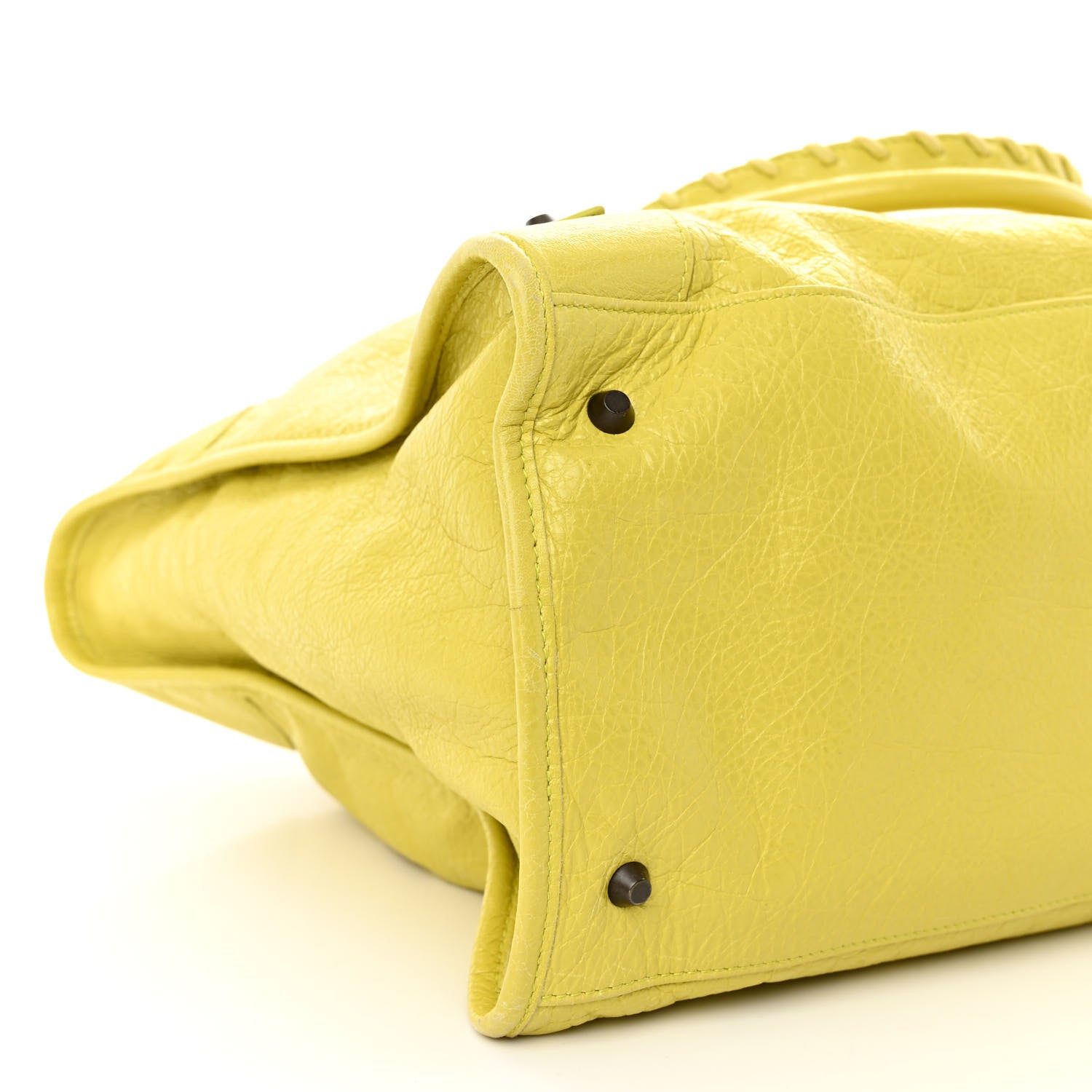 Balenciaga Agneau Classic Hardware Work Jaune Poussin 8 of 9