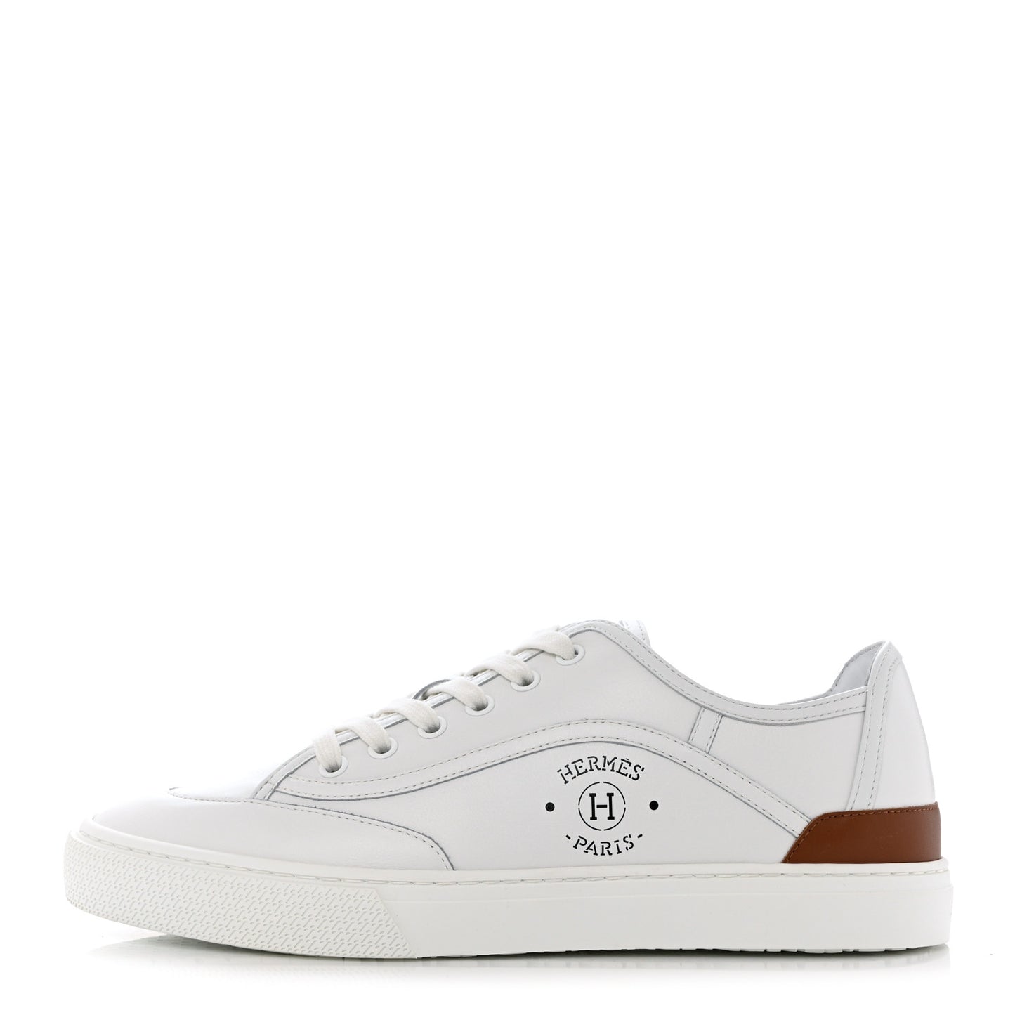Calfskin Mens Get Sneakers 40 White