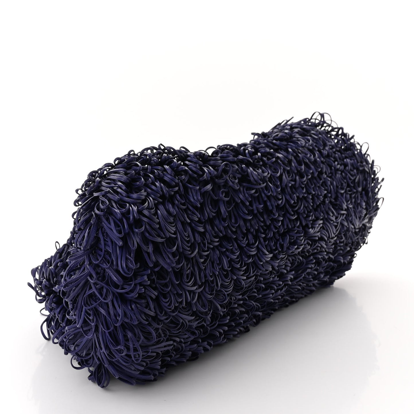 Lambskin The Sponge Pouch Clutch Purple