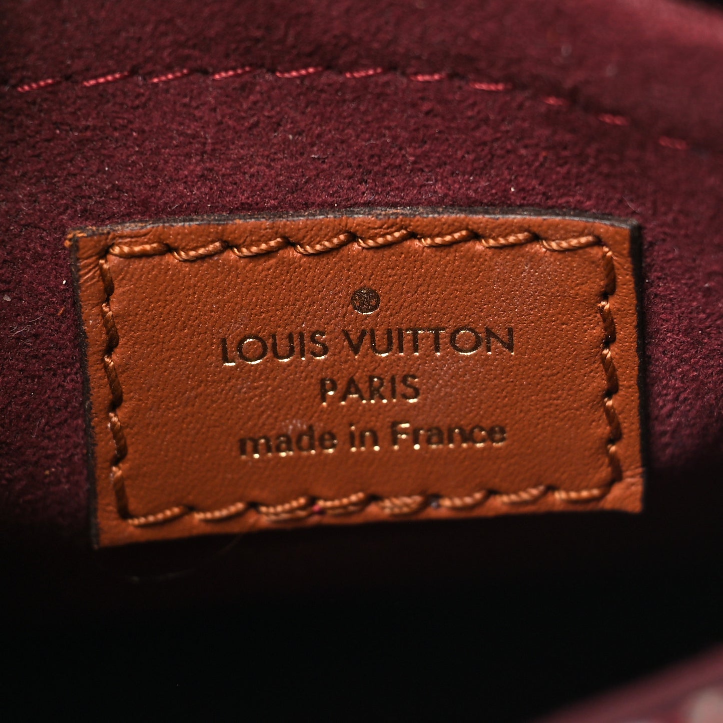 Jacquard Since 1854 Petit Sac Plat Bordeaux