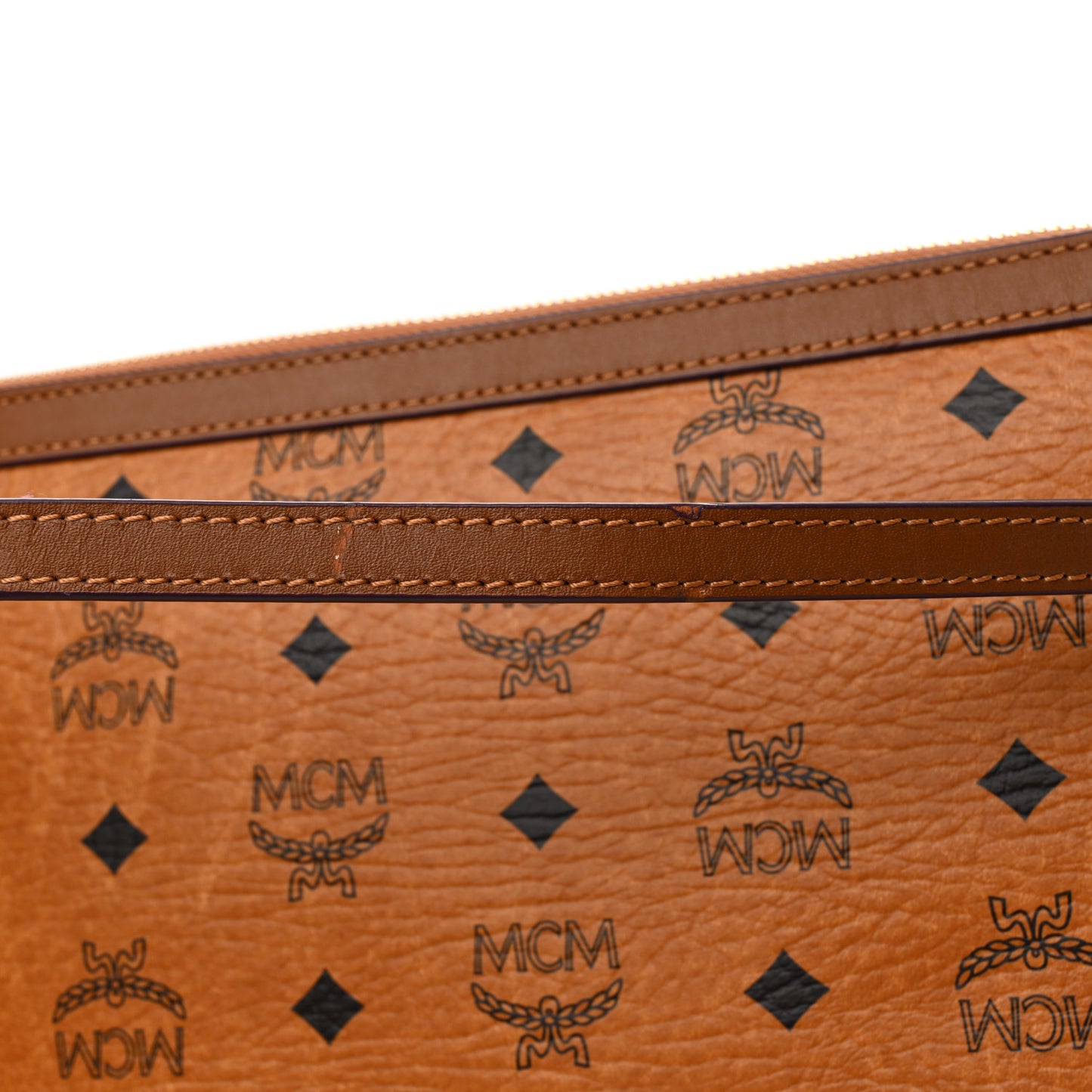 Visetos Liz Shopper Tote Pouch Cognac