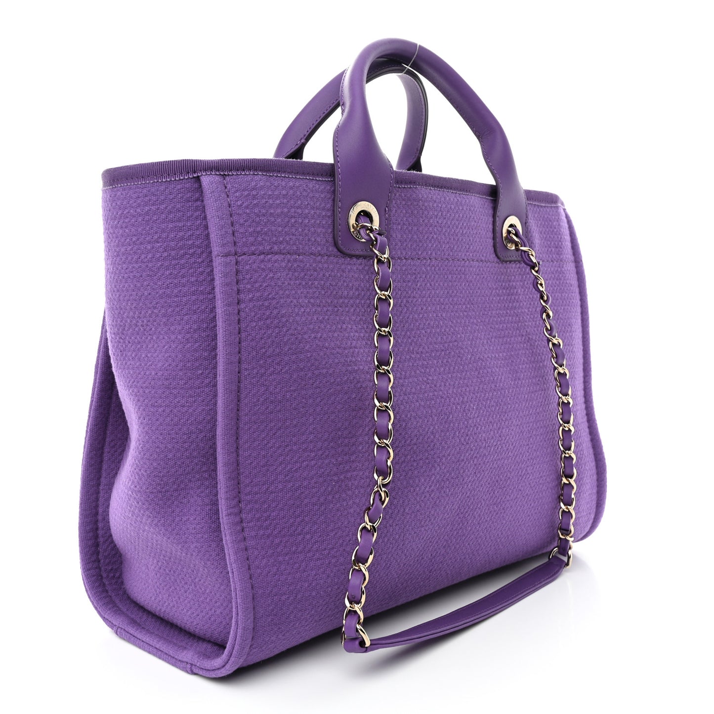 Mixed Fibers Small Deauville Tote Purple