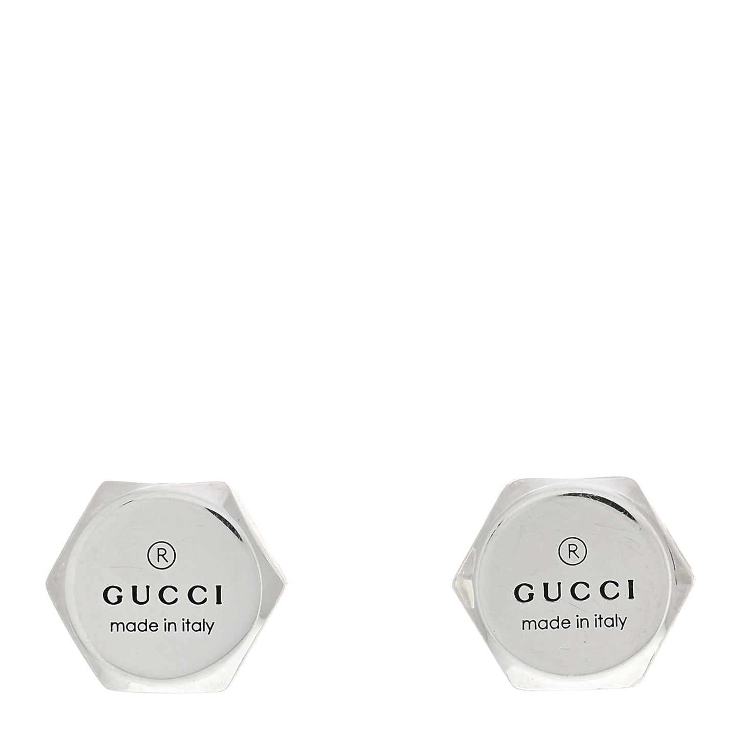 Sterling Silver Logo Trademark Earrings
