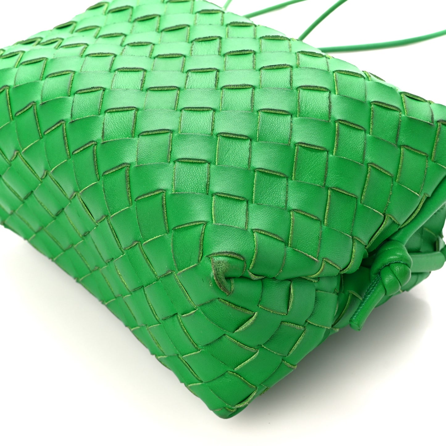 Nappa Intrecciato Small Loop Camera Bag Parakeet