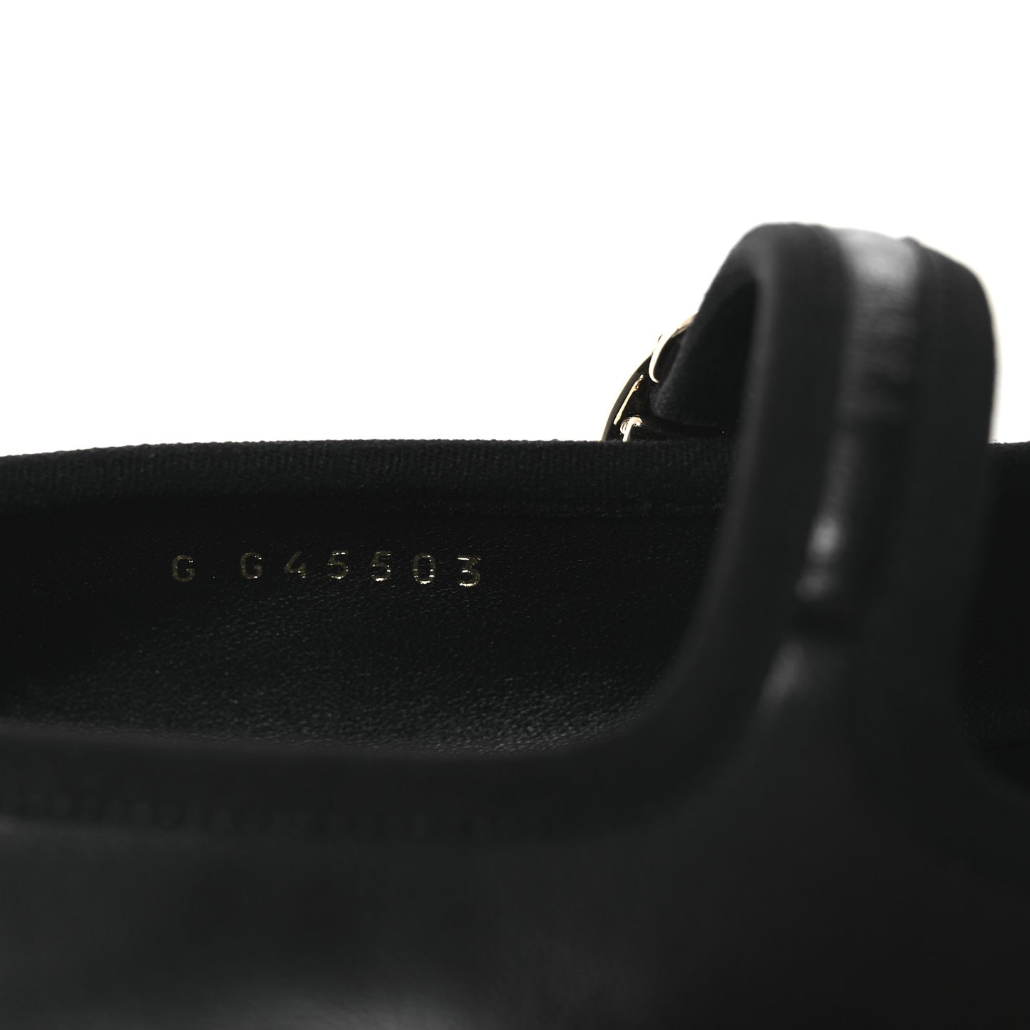 Lambskin Mary Jane Flats 37.5 Black