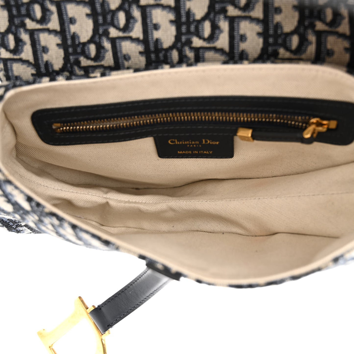 Oblique Saddle Bag Blue