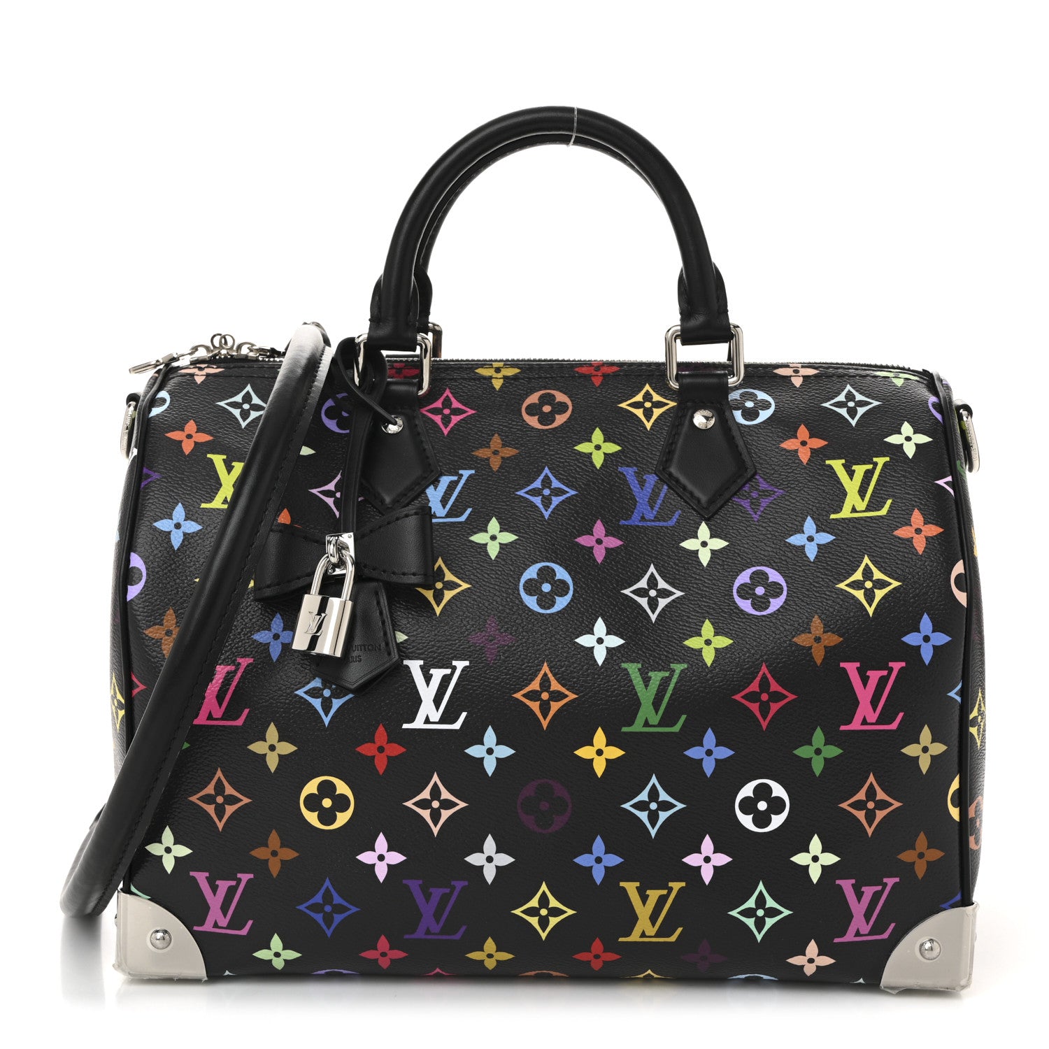Louis Vuitton モノグラム Louis Vuitton LV X TM Monogram Multicolor Speedy Soft 30 Black