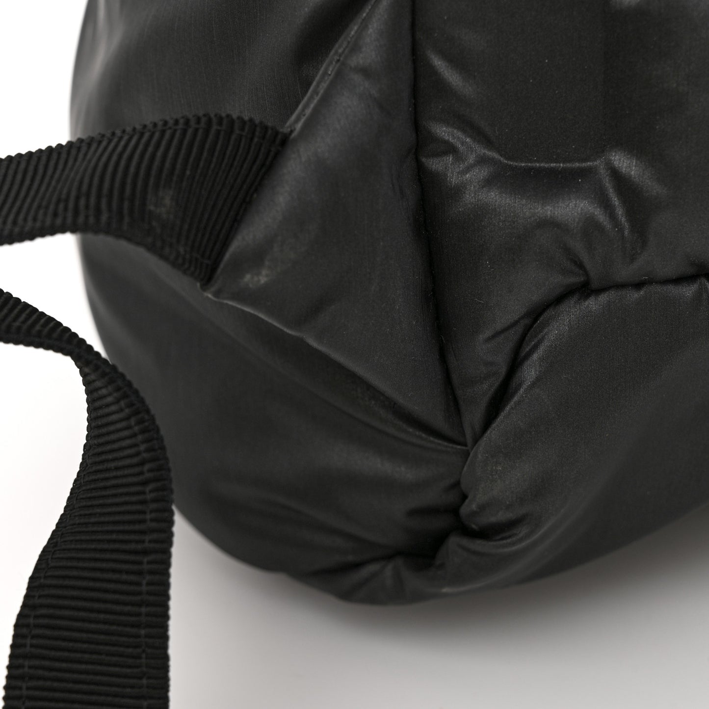Nylon Embossed Doudoune Backpack Grey