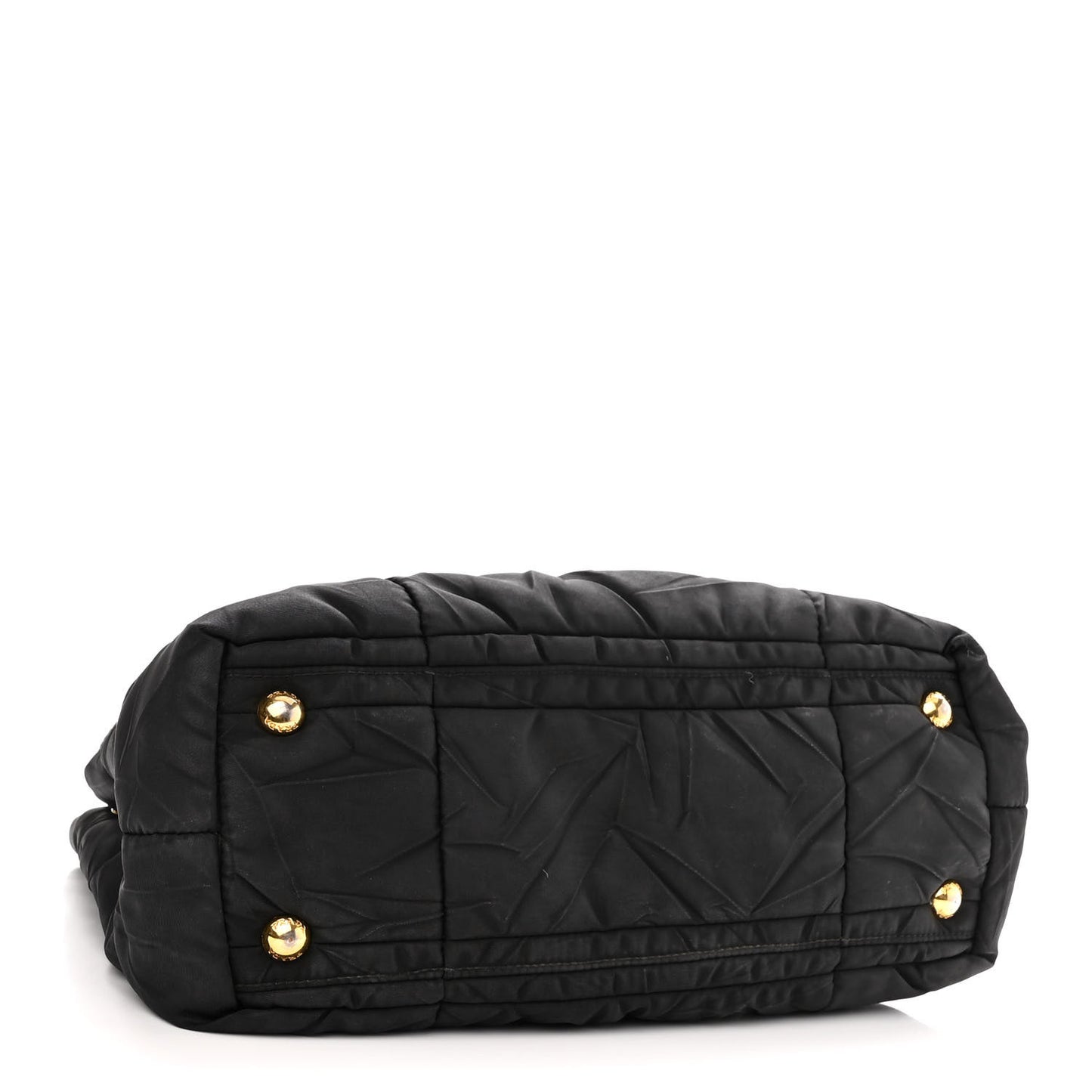 Tessuto Nylon Quilted Tote Black