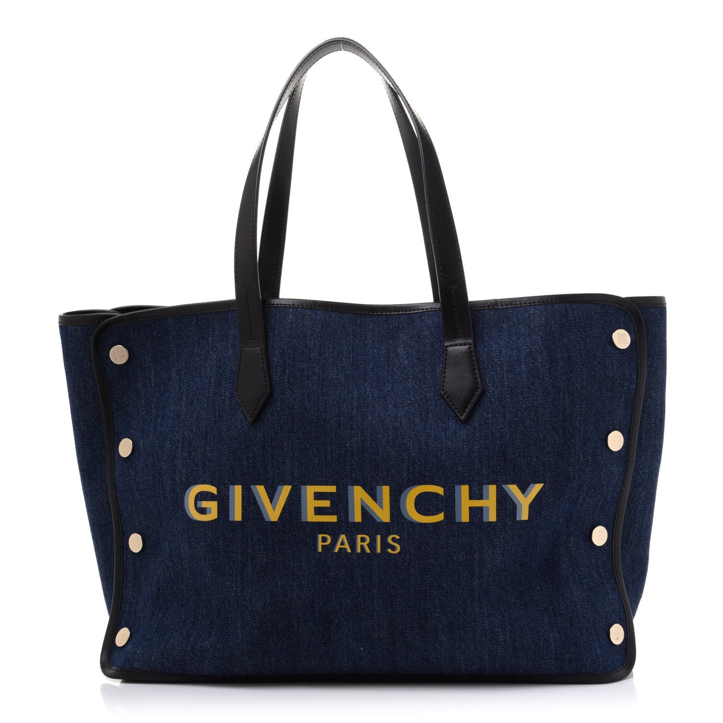 Denim Medium Logo Bond Shopper Tote Blue