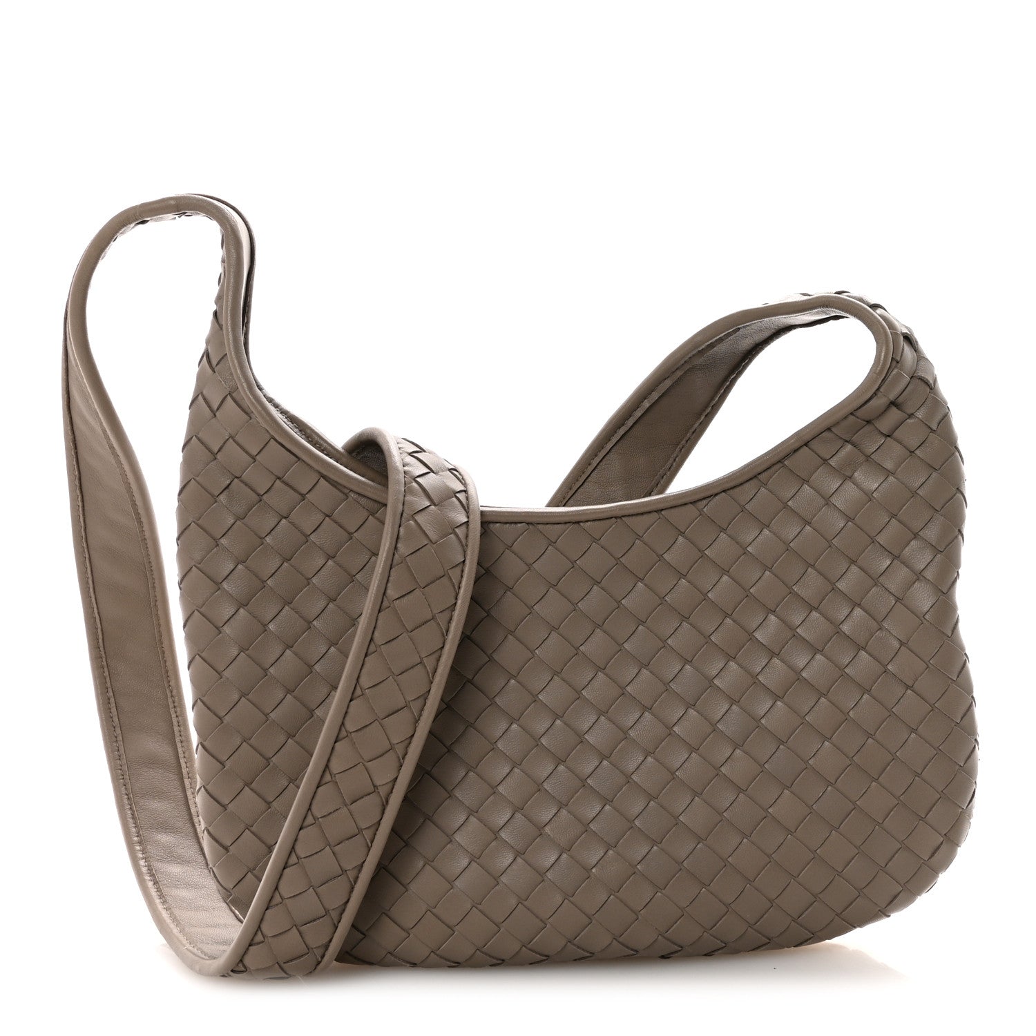 Bottega Veneta Nappa Intrecciato Small Veneto Crossbody Bag
