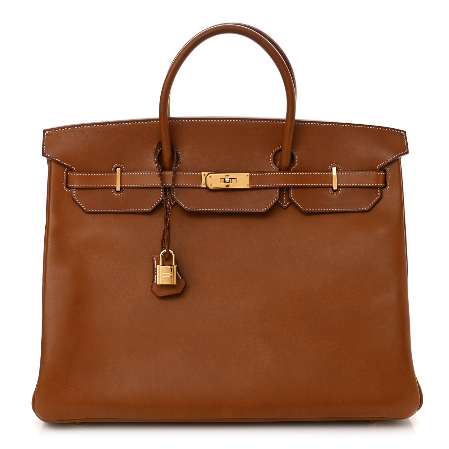 Natural Barenia Birkin 40 Fauve