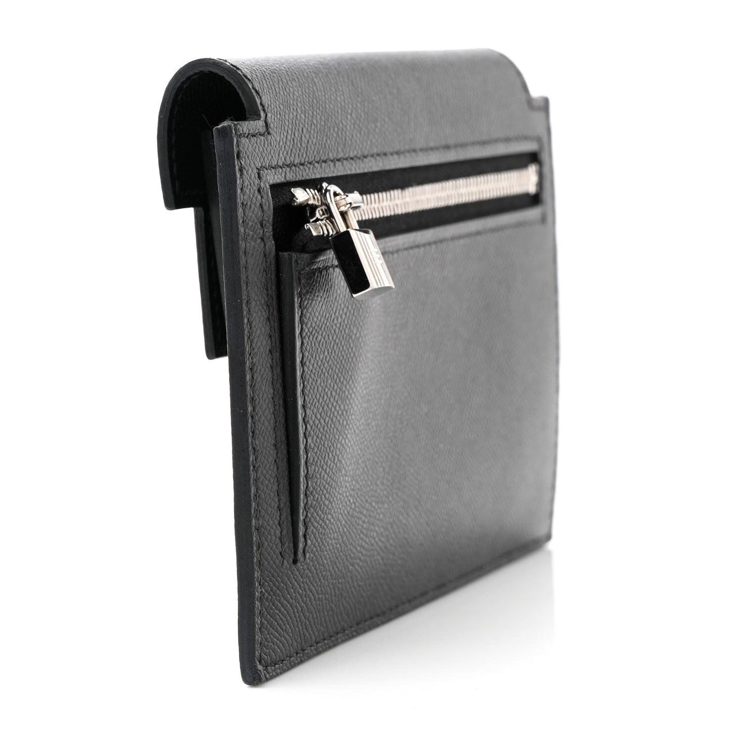 Epsom Kelly Pocket Compact Wallet Black