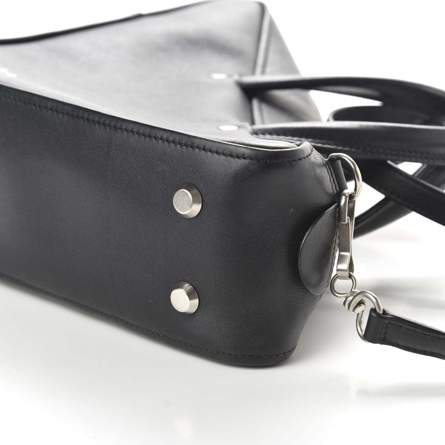 Balenciaga Calfskin S Triangle Duffle Black 7 of 9