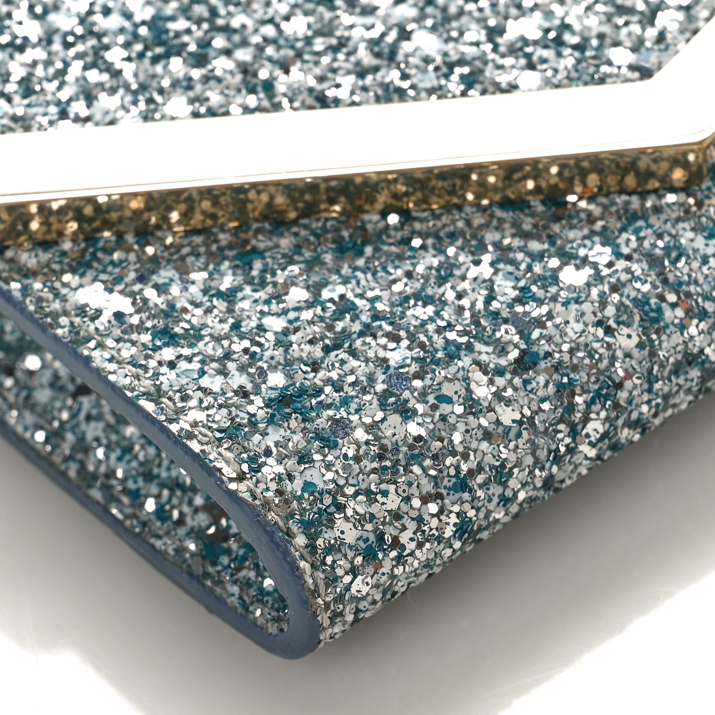 Glitter Emmie Clutch Silver