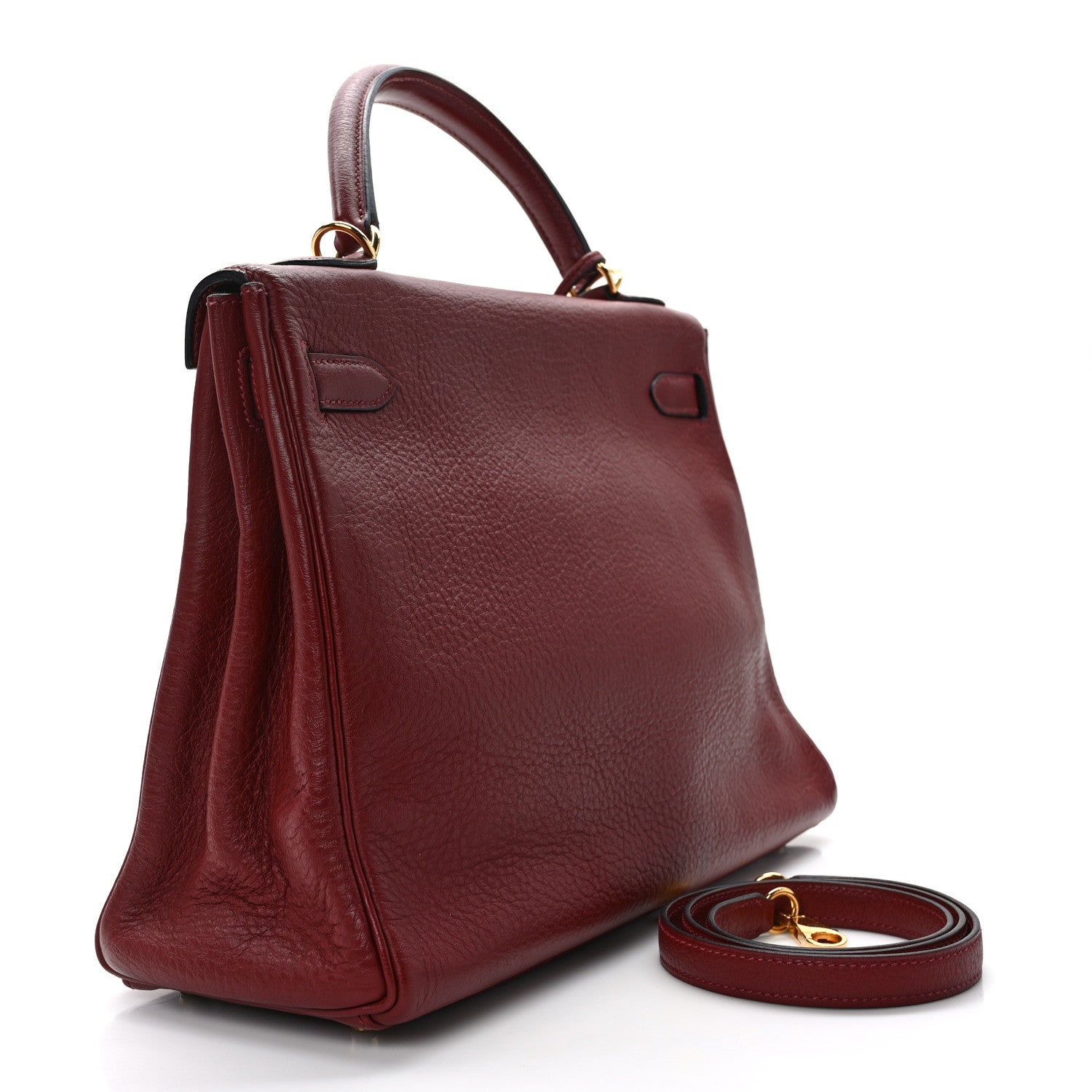 Hermes Taurillon Clemence Kelly Retourne 32 Rouge H 3 of 14