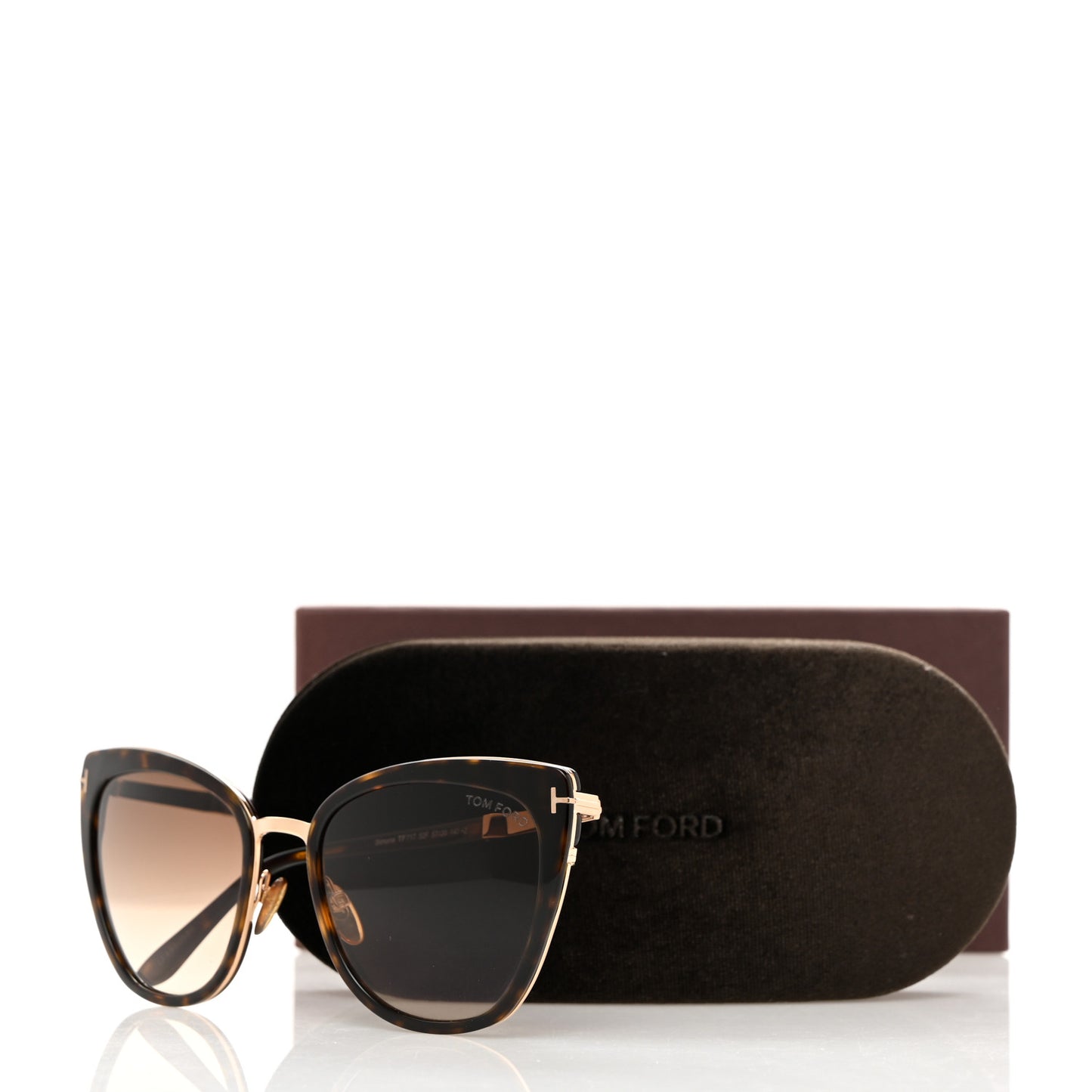 TOM FORD Acetate Simona TF717 Sunglasses Tortoise