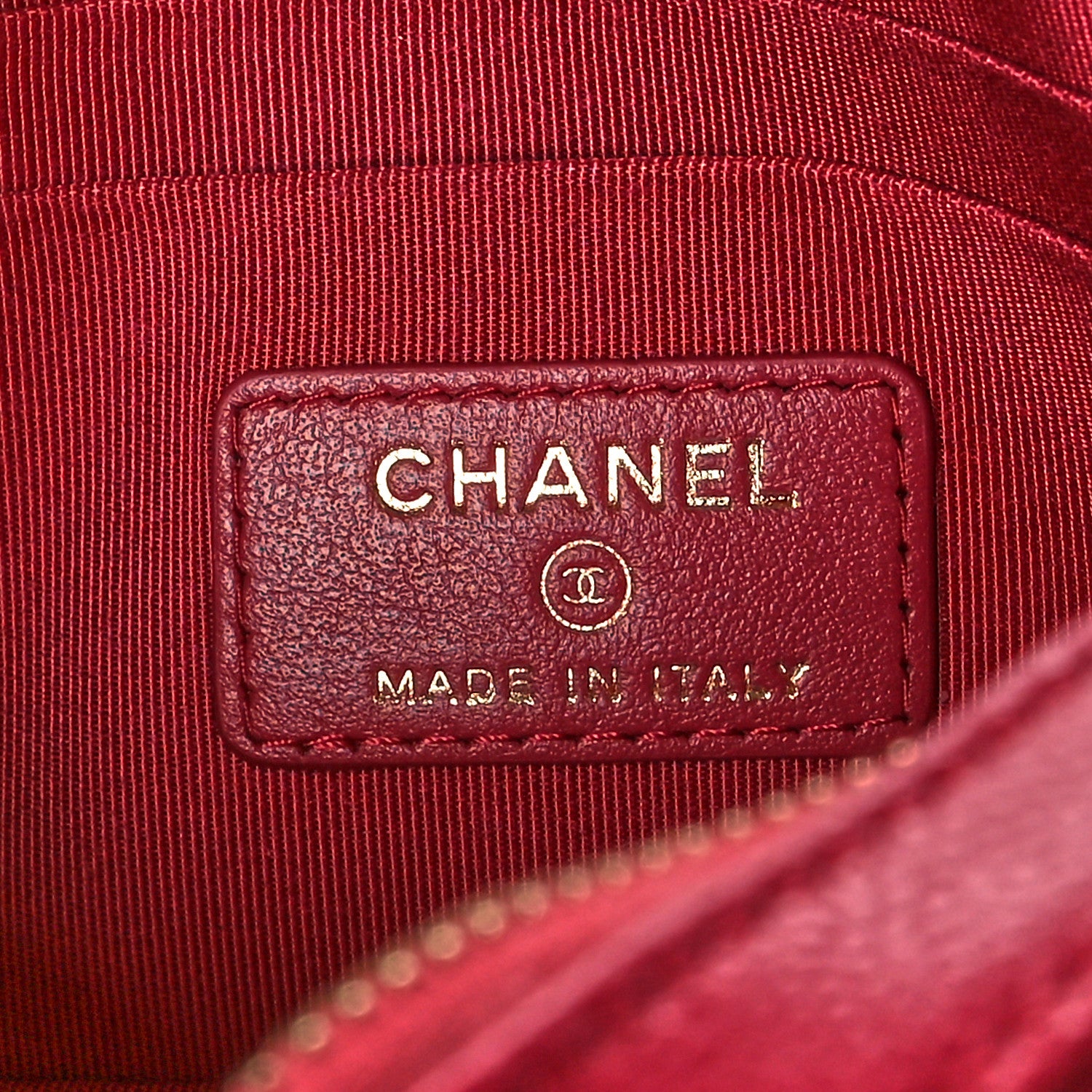 Chanel Caviar Quilted Camera Case Dark Pink 6 of 11