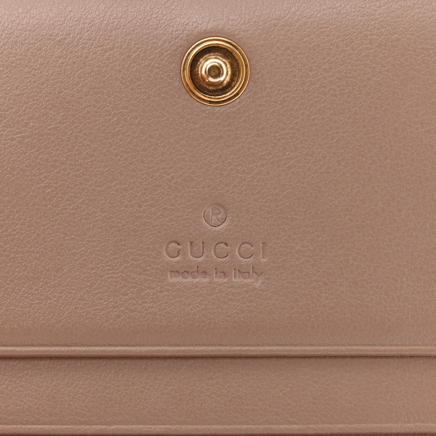 Calfskin Matelasse GG Marmont Card Case Porcelain Rose